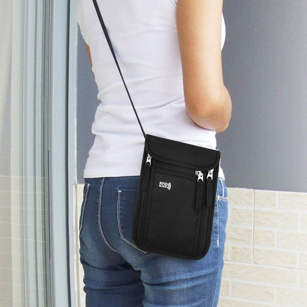 Organizador de Pasaportes KEAFOLS con Bloqueo RFID 15x19 cm