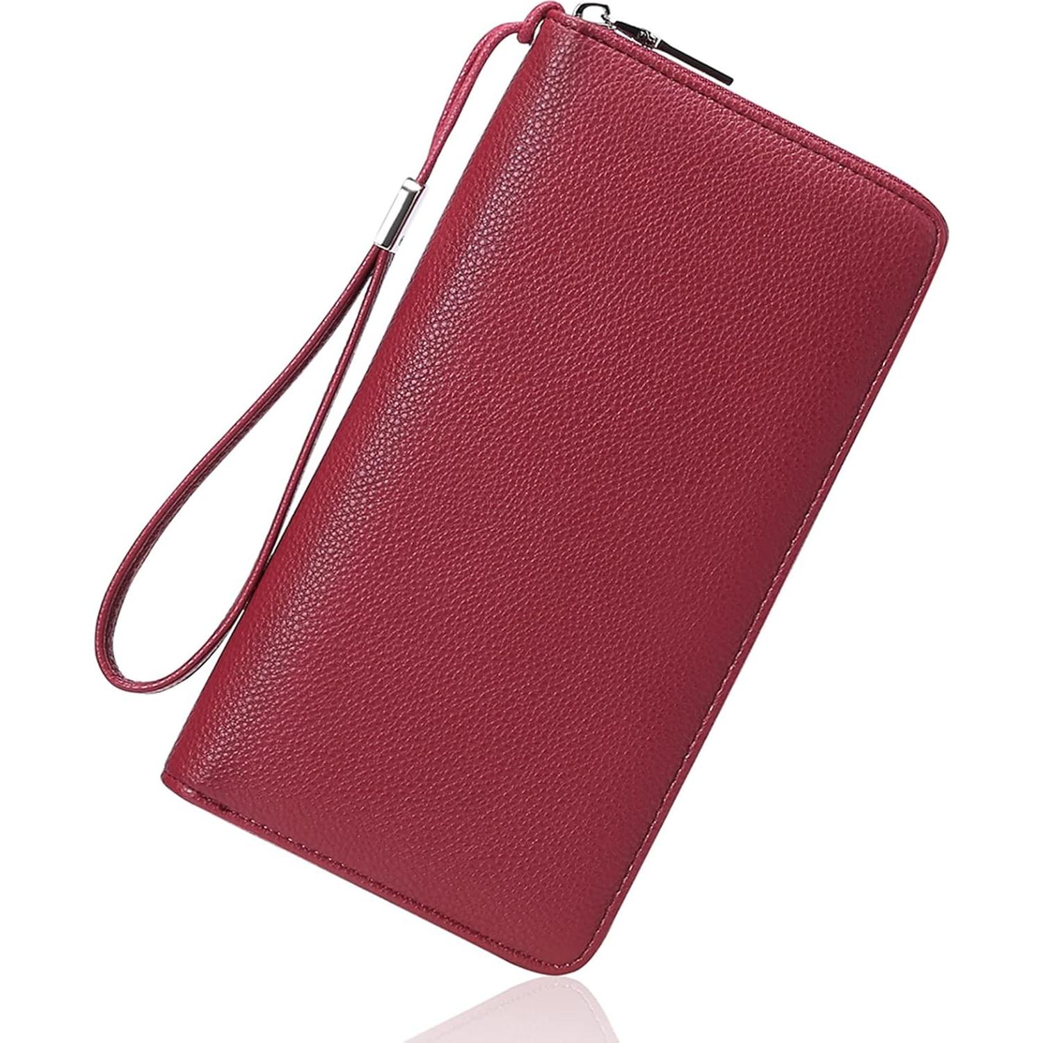 Cartera GOIACII para Mujeres con Bloqueo RFID y Muñequera