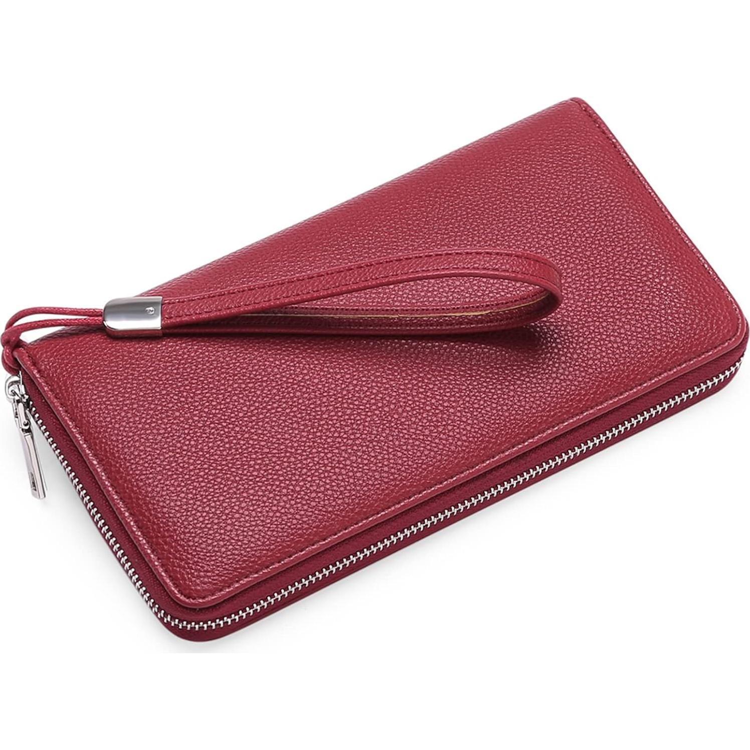 Cartera GOIACII para Mujeres con Bloqueo RFID y Muñequera