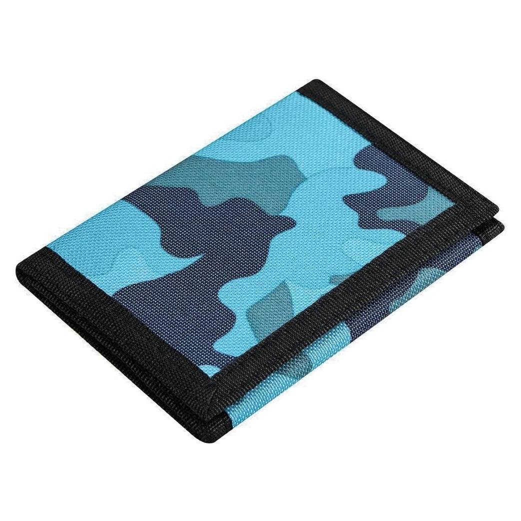 Cartera RFID para Niños Lamiza Camo Azul 12.34x8cm