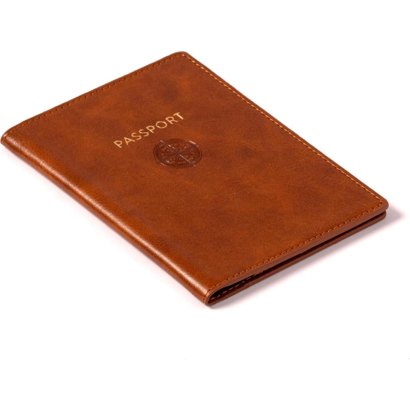 Funda para Pasaporte Eccolo Rosa - Cuero Sintético Premium, 13.97x10.16 cm