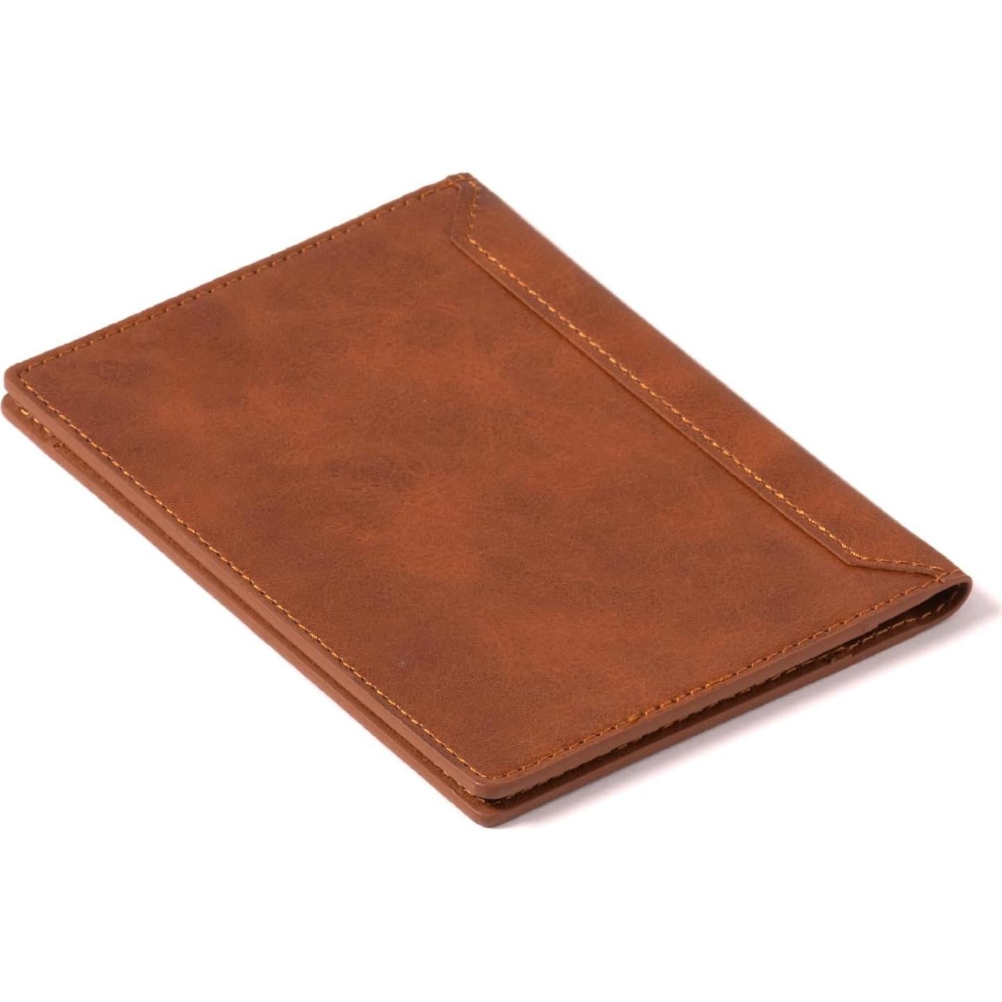 Funda para Pasaporte Eccolo Rosa - Cuero Sintético Premium, 13.97x10.16 cm