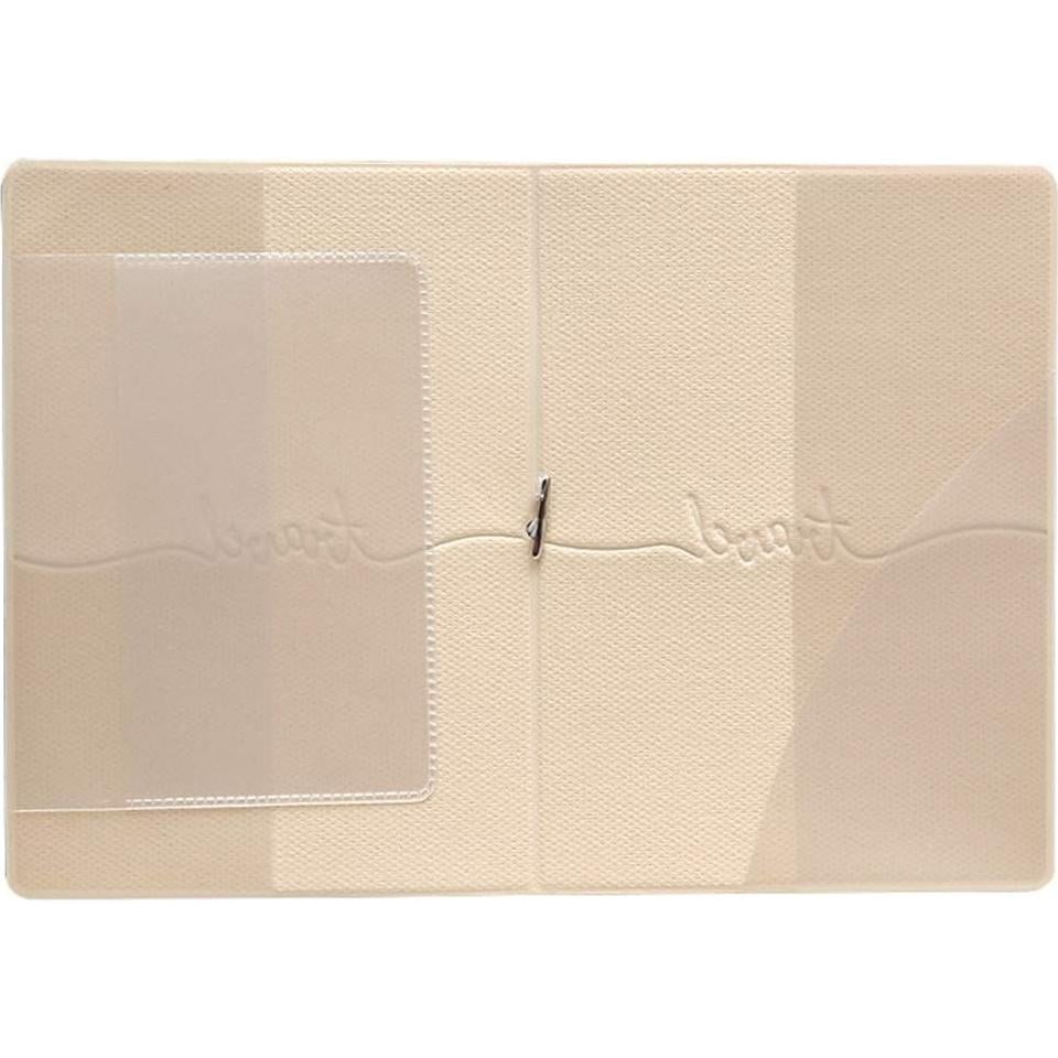 Portapasaportes Belsmi Unisex Cuero Sintético Mapa Mundial