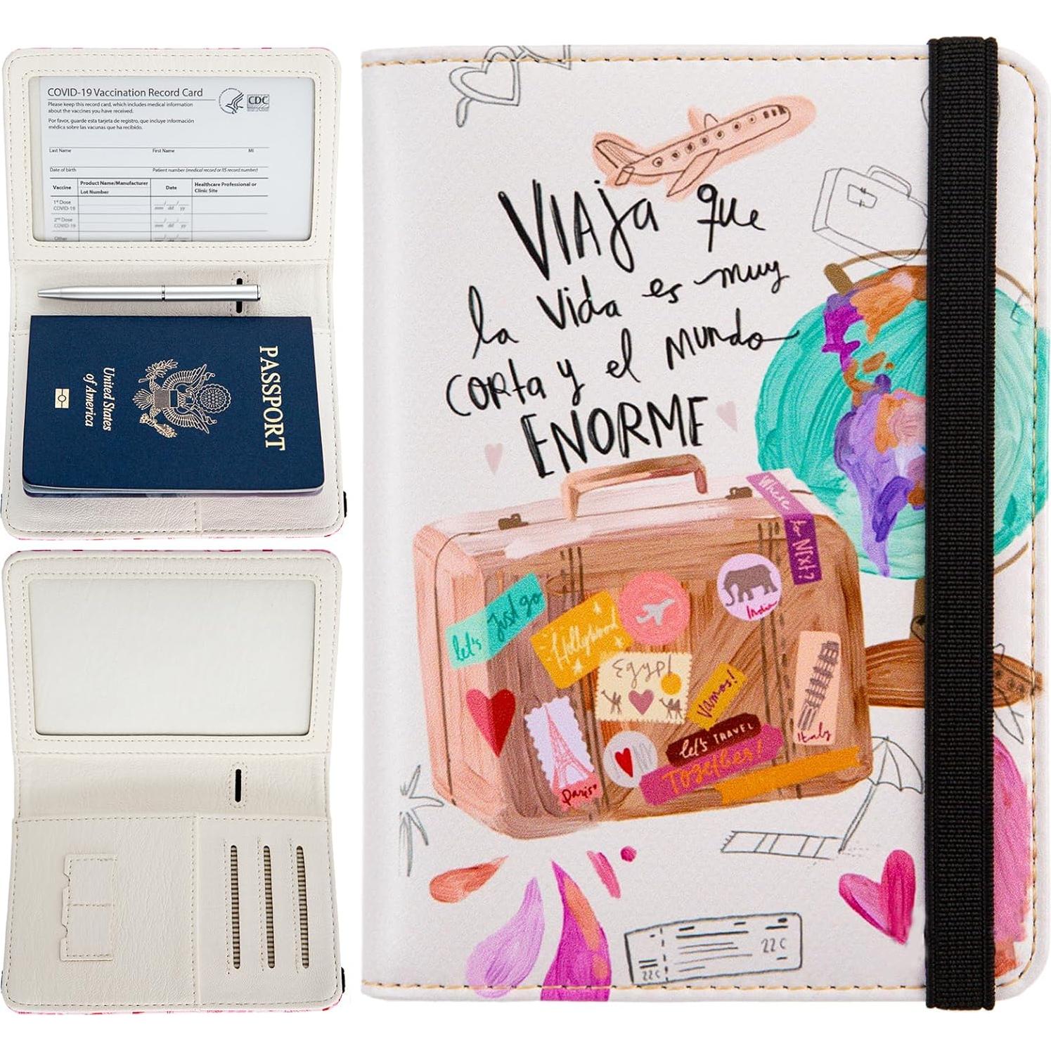 Portafolio de Pasaporte RFID AIRMORS El Viajero - Organizador de Documentos