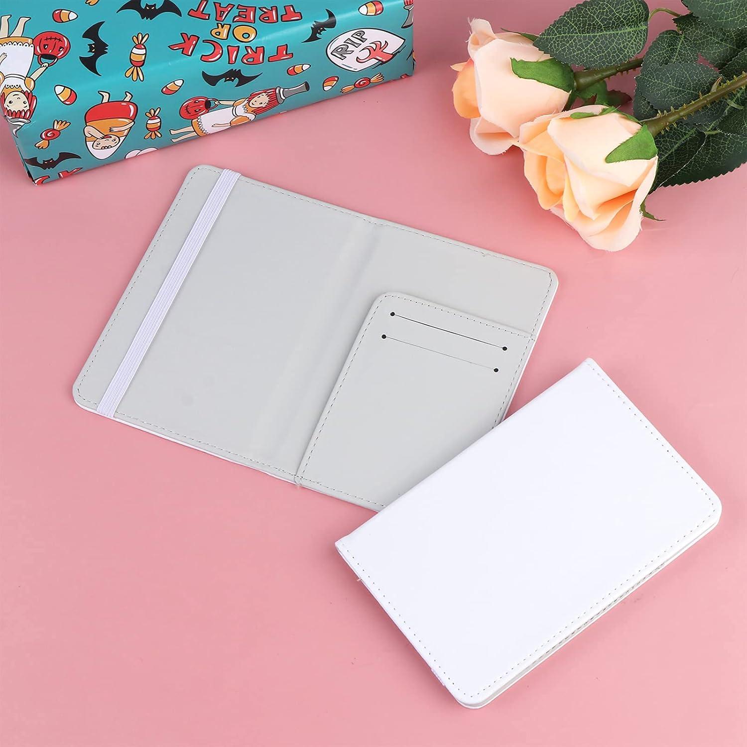 Cubiertas para Pasaporte de Cuero PU Haomian - 4 Piezas, RFID, Negro