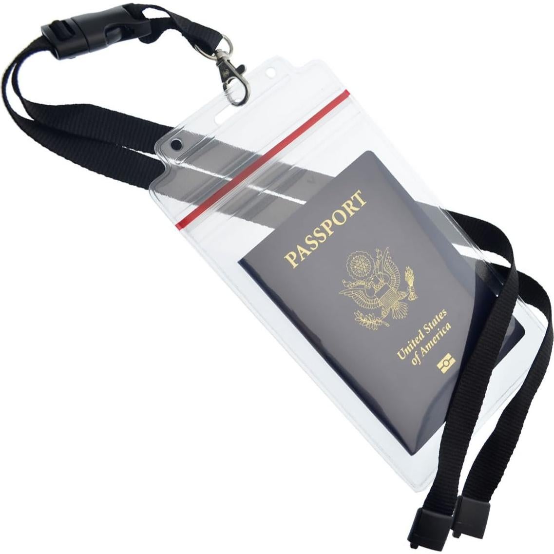 Porta Pasaportes 2 Paquete Specialist ID Negro Impermeable