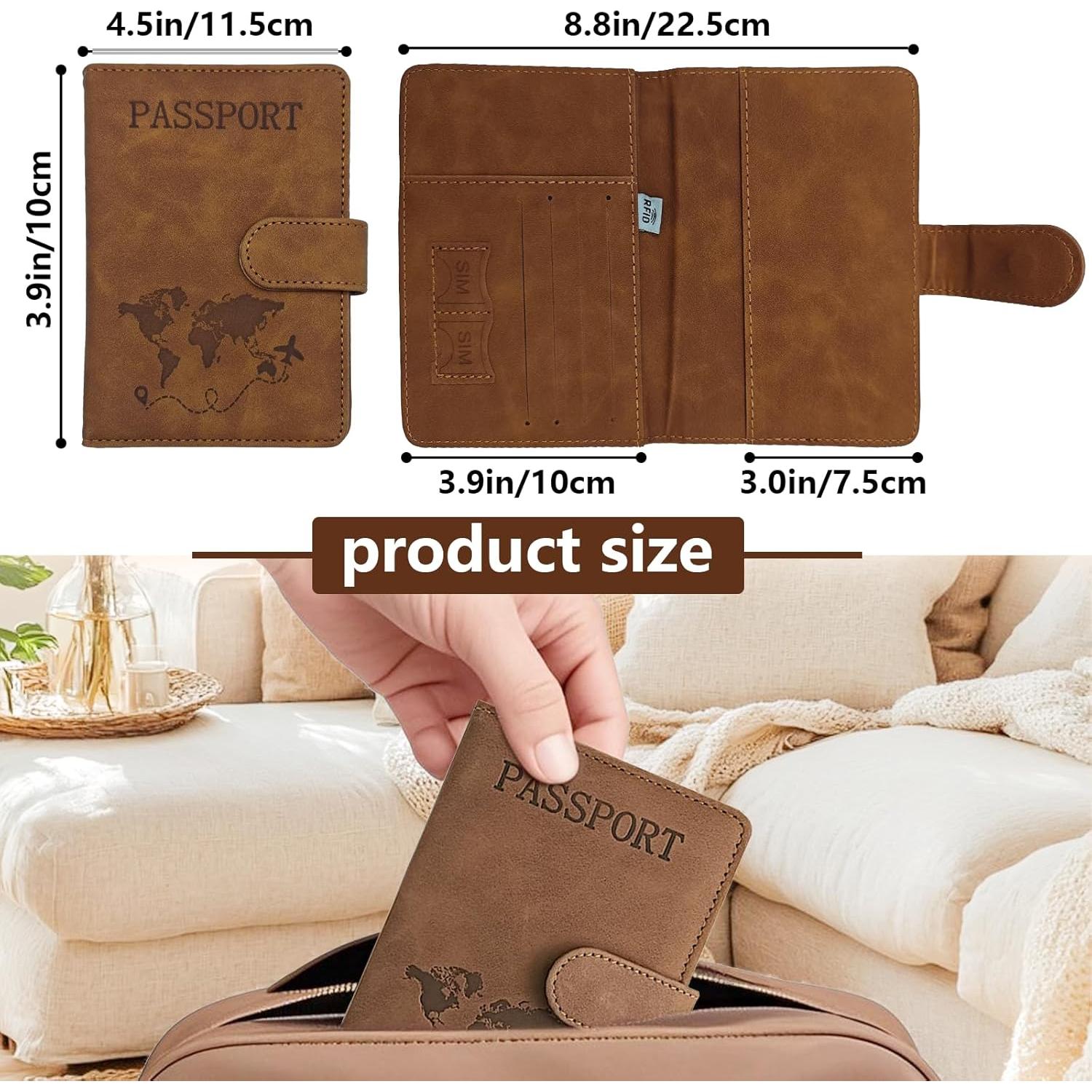 Set 2 Titulares de Pasaporte Bloqueo RFID Starfa Lab Unisex