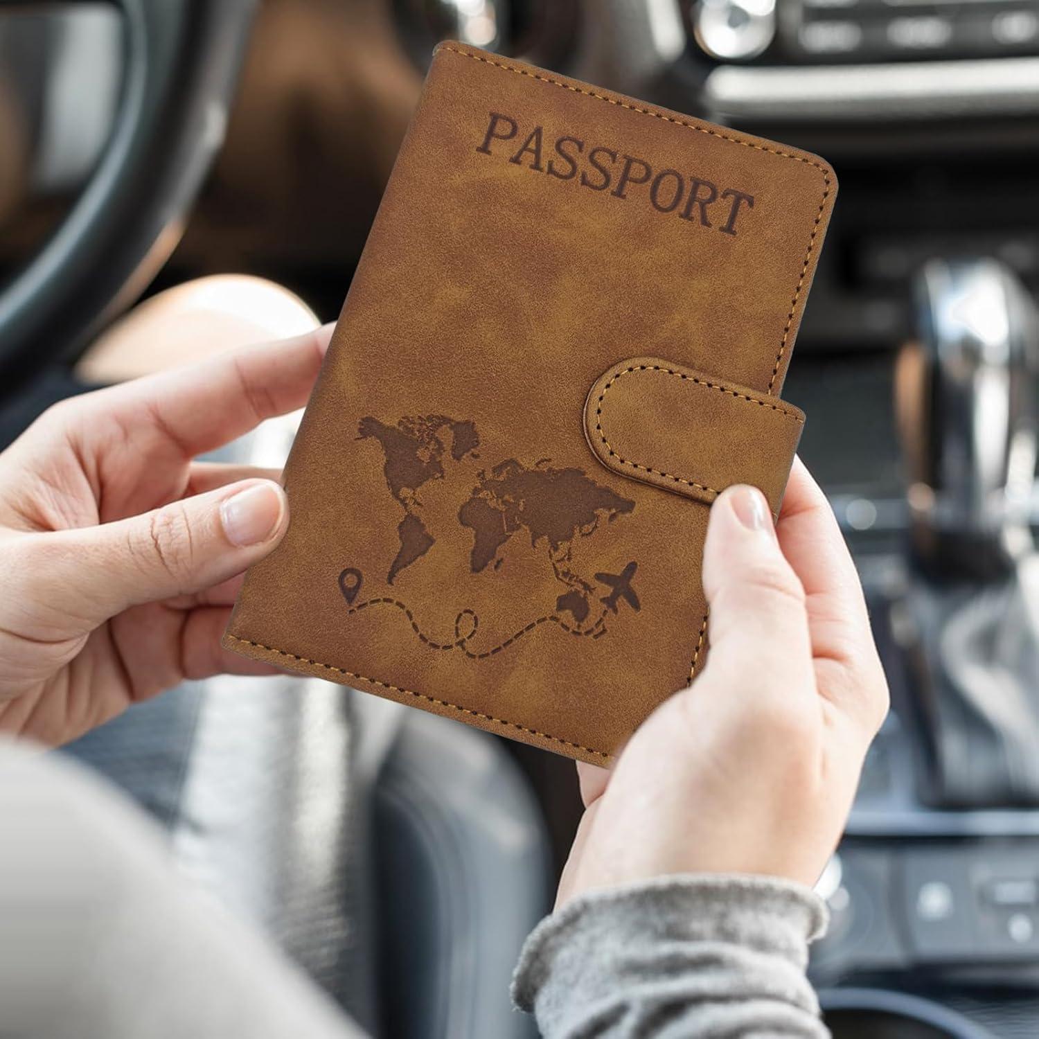 Set 2 Titulares de Pasaporte Bloqueo RFID Starfa Lab Unisex