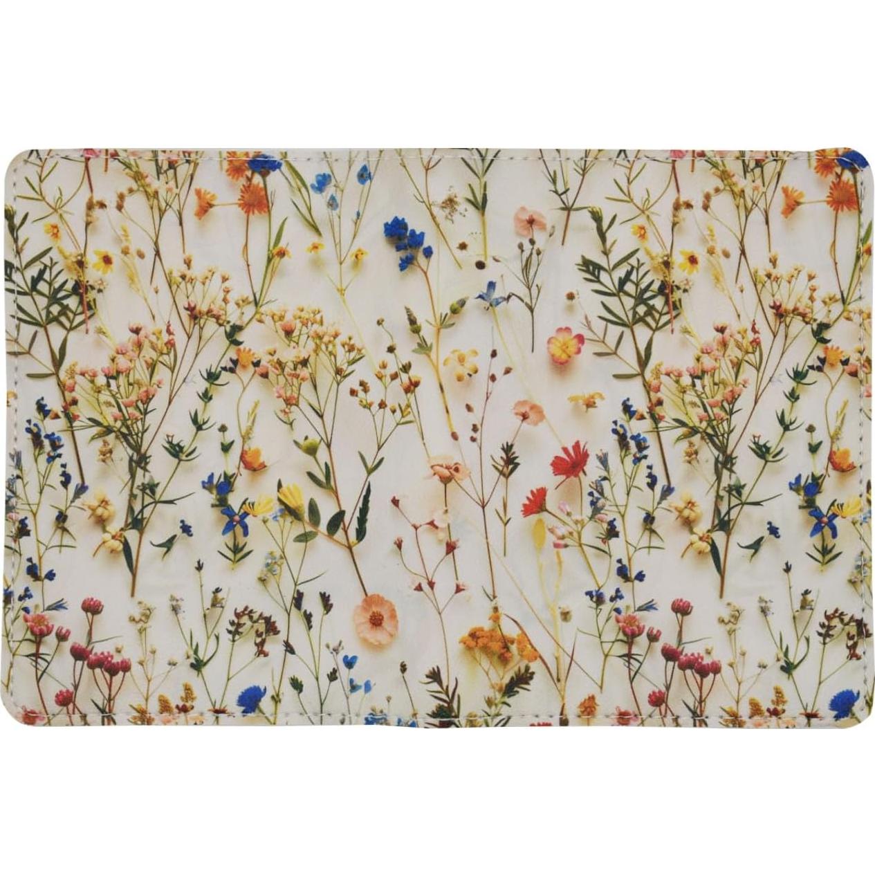 Conjunto de Billeteras y Etiquetas de Equipaje Snogisa Flores