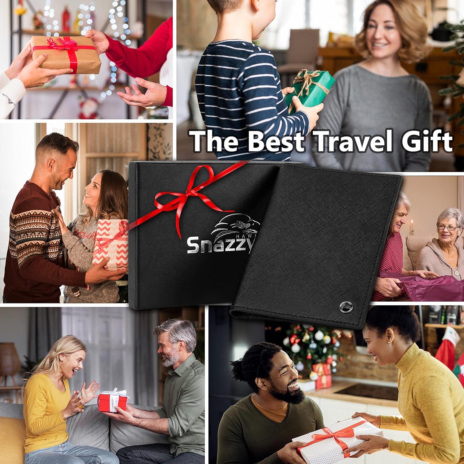 Porta Pasaporte RFID Snazzy Hawk - Organizador Slim Unisex