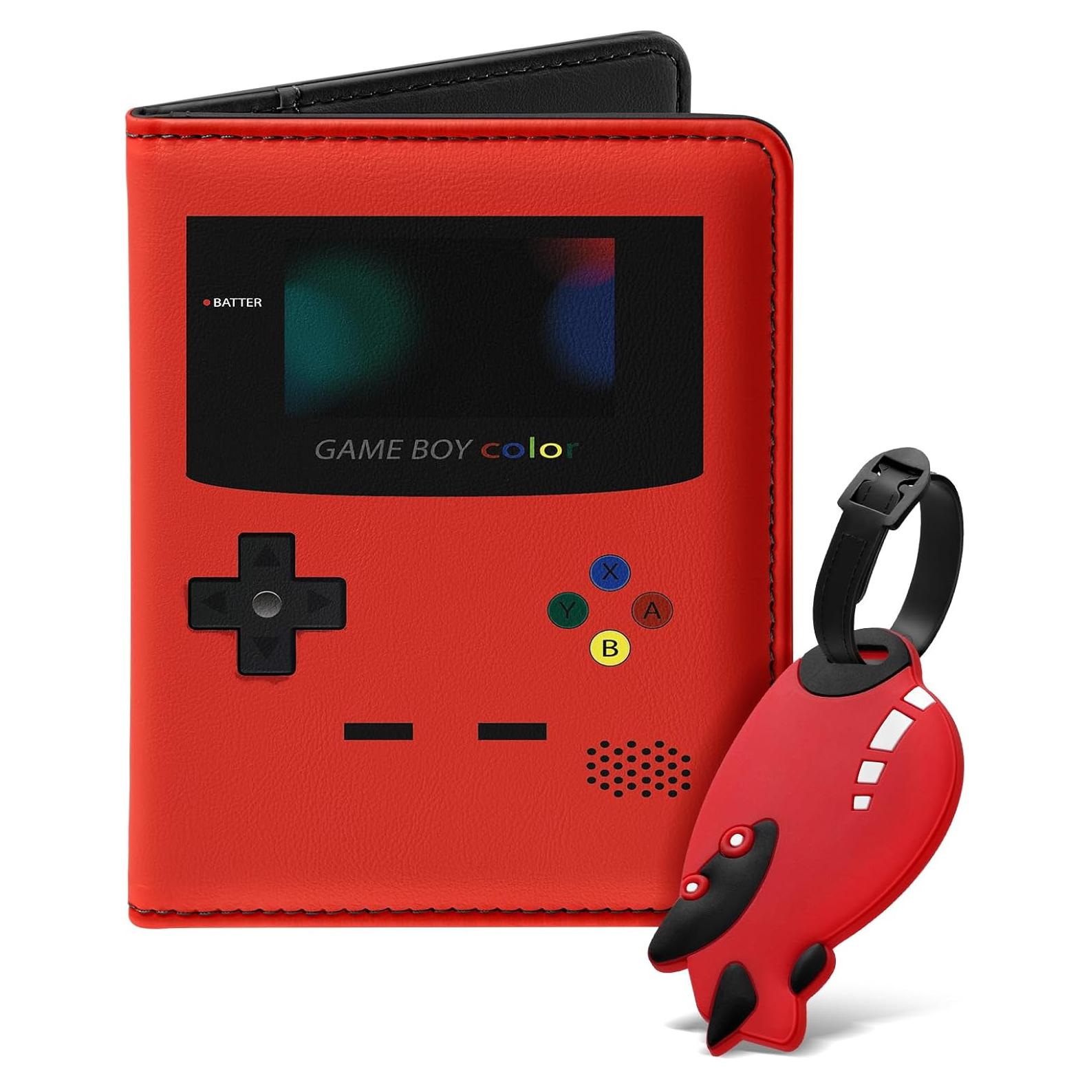 Conjunto de Etiquetas de Equipaje y Funda de Pasaporte Slohif