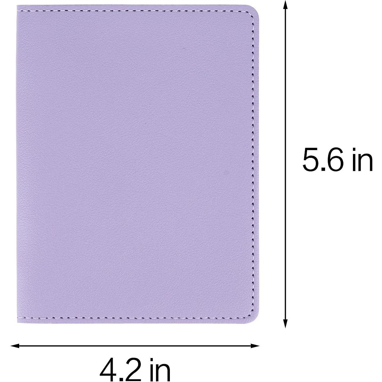 2 Fundas de Pasaporte y Tarjeta de Vacuna Arouselove PU