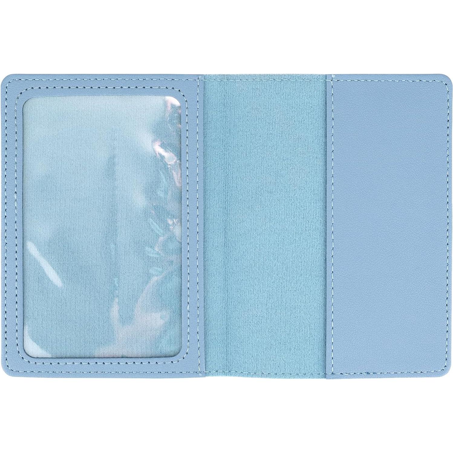 2 Fundas de Pasaporte y Tarjeta de Vacuna Arouselove PU