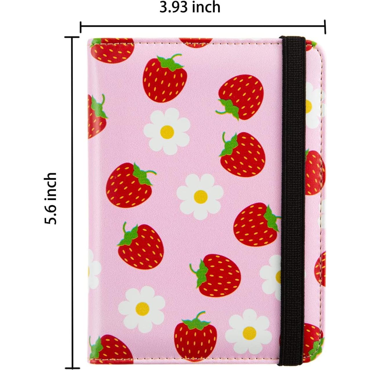 Funda de Pasaporte AIRMORS RFID Bloqueo Rosa Fresa 14x9.4cm