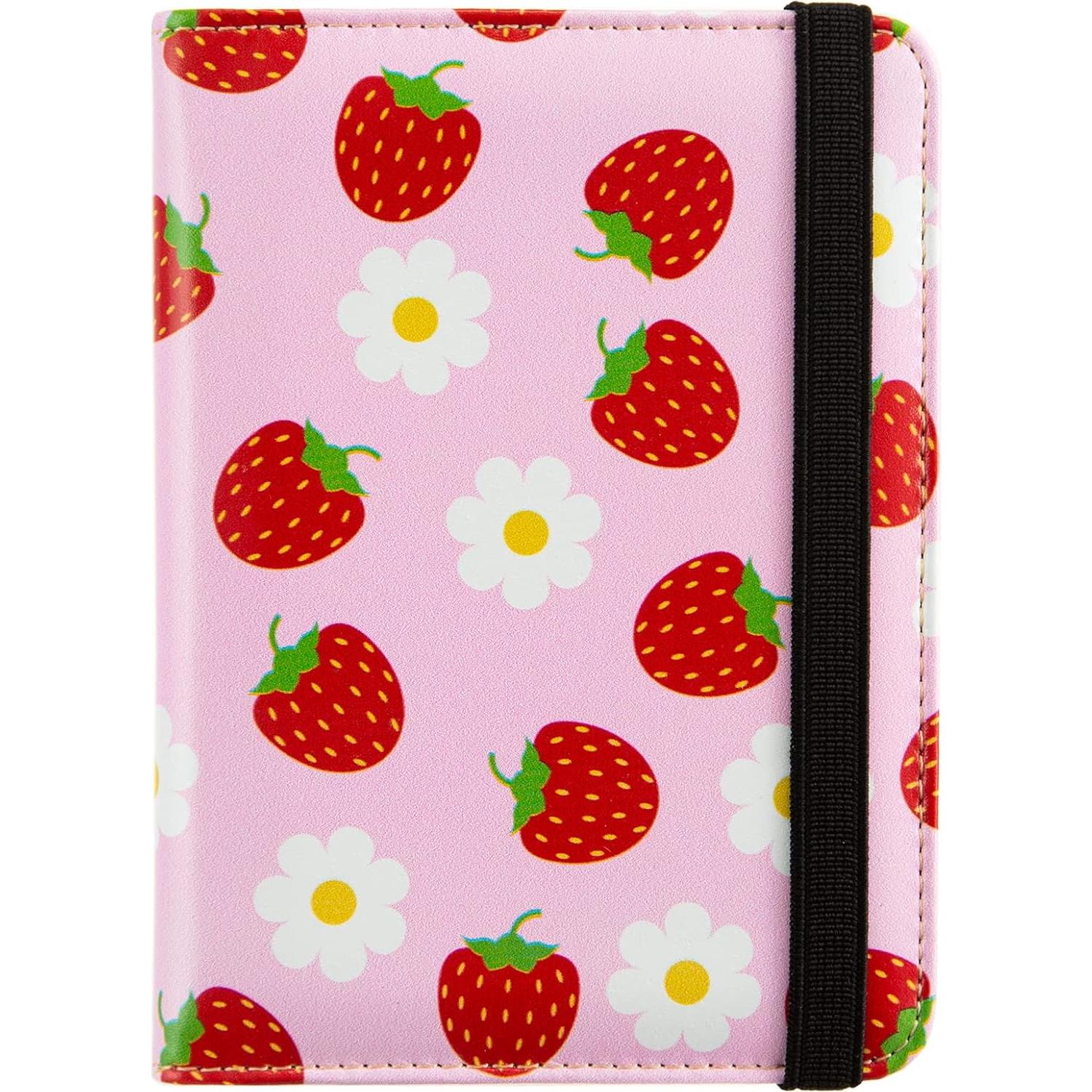 Funda de Pasaporte AIRMORS RFID Bloqueo Rosa Fresa 14x9.4cm