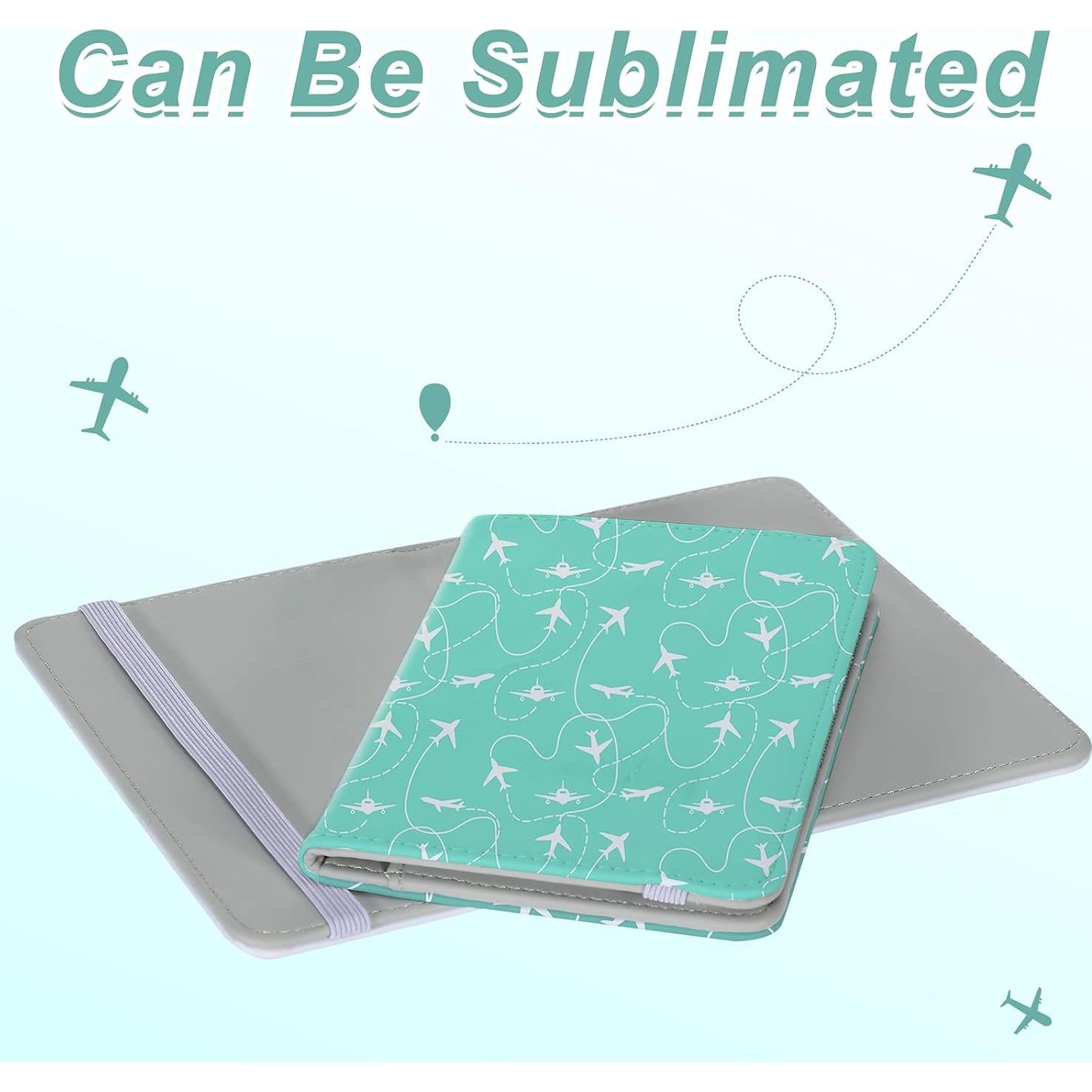 Funda de Pasaporte DIY Outus 3 Pcs Sublimación Calor 14x19cm