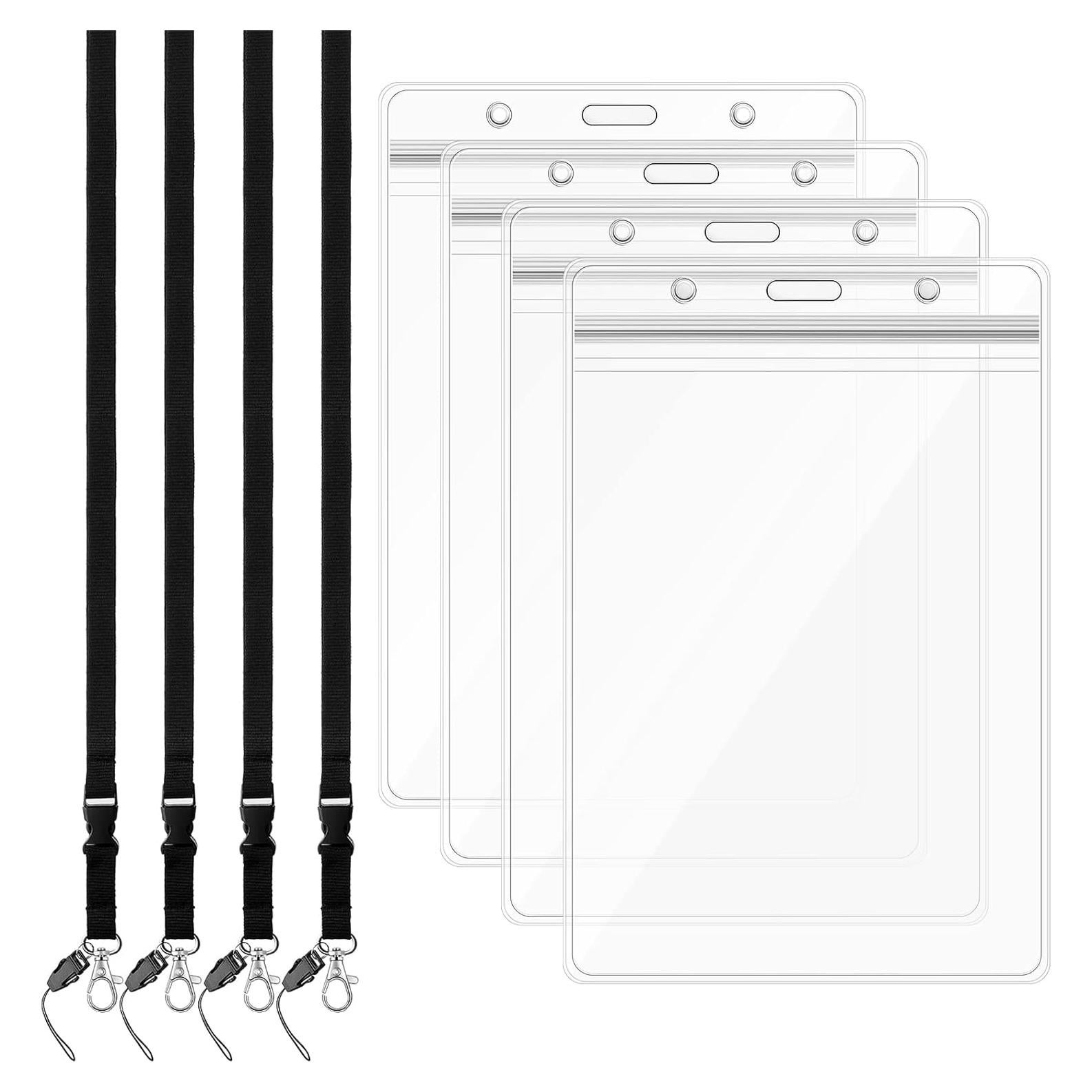 Portapasaportes Impermeable Tinlade 4 Piezas con Cuerdas