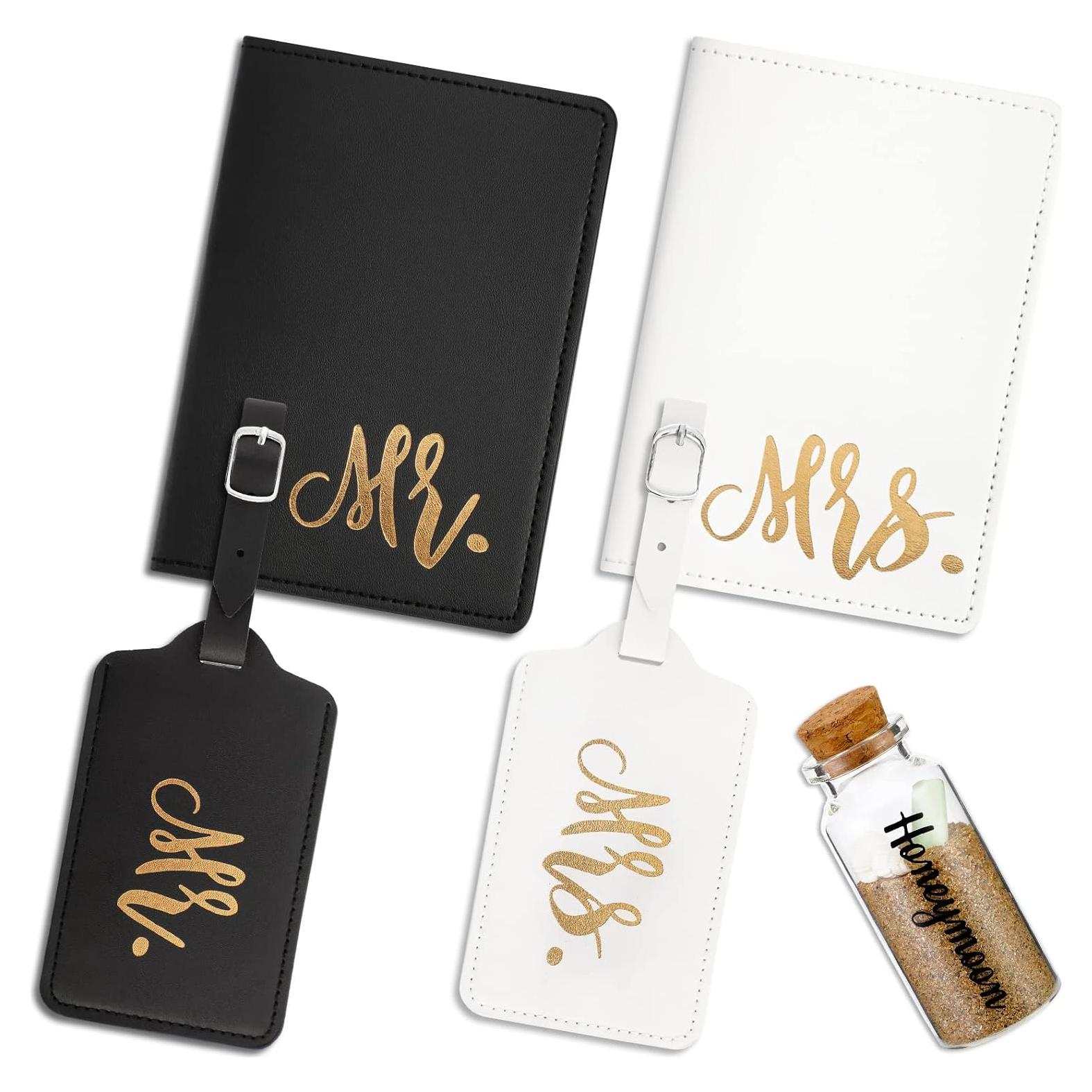 Set de Funda de Pasaporte y Etiquetas de Equipaje Saintrygo