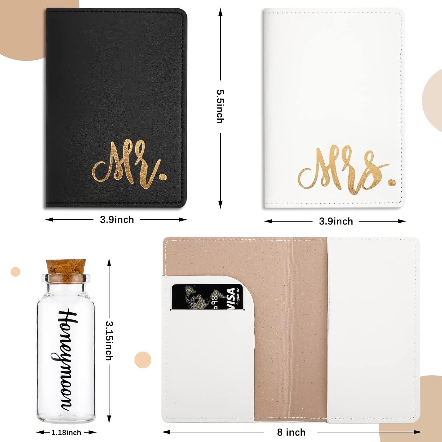 Set de Funda de Pasaporte y Etiquetas de Equipaje Saintrygo