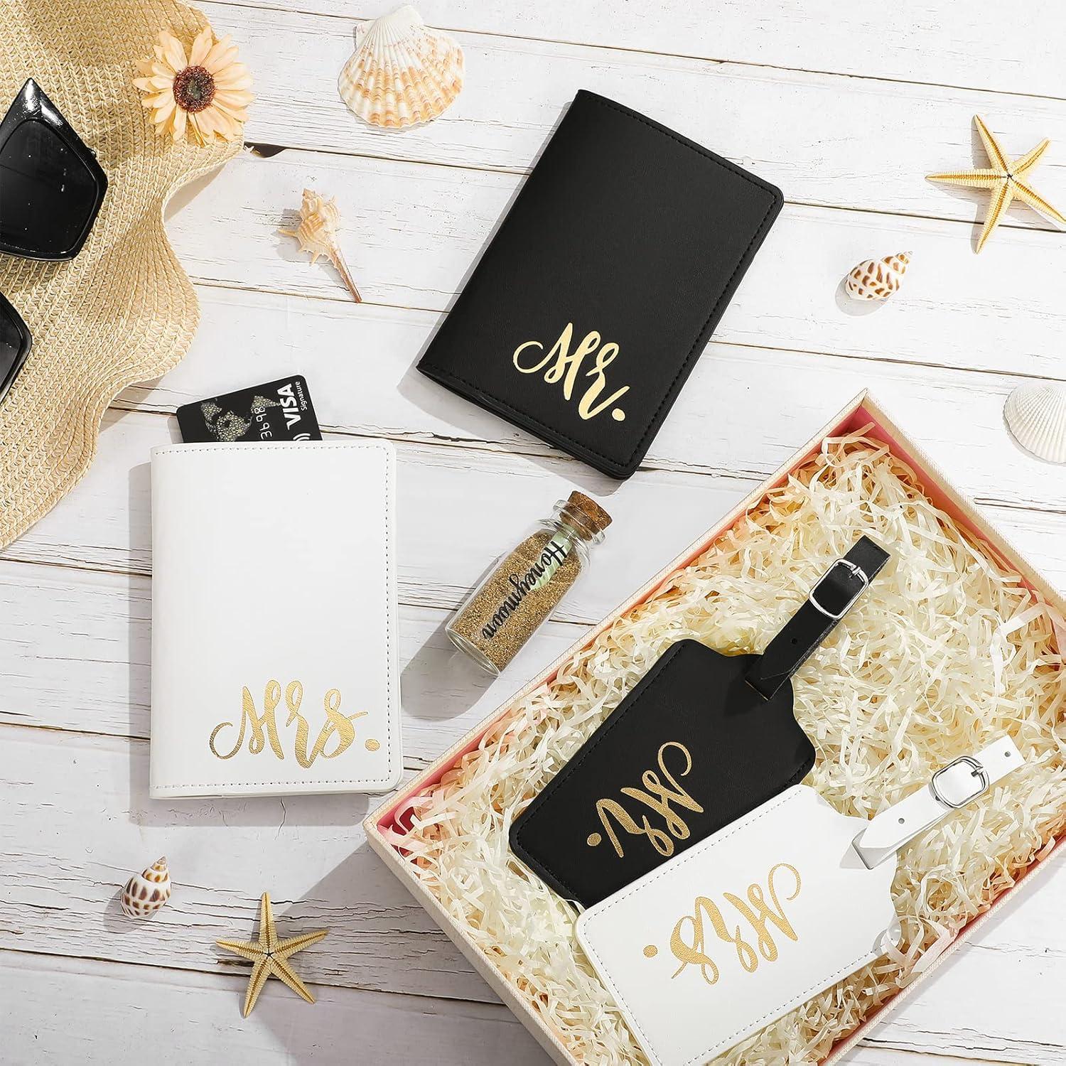 Set de Funda de Pasaporte y Etiquetas de Equipaje Saintrygo