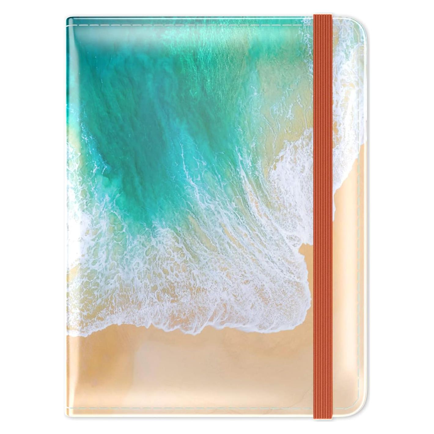 Portapasaportes Hsxnam Playa, Protección RFID, 10.16x13.97cm