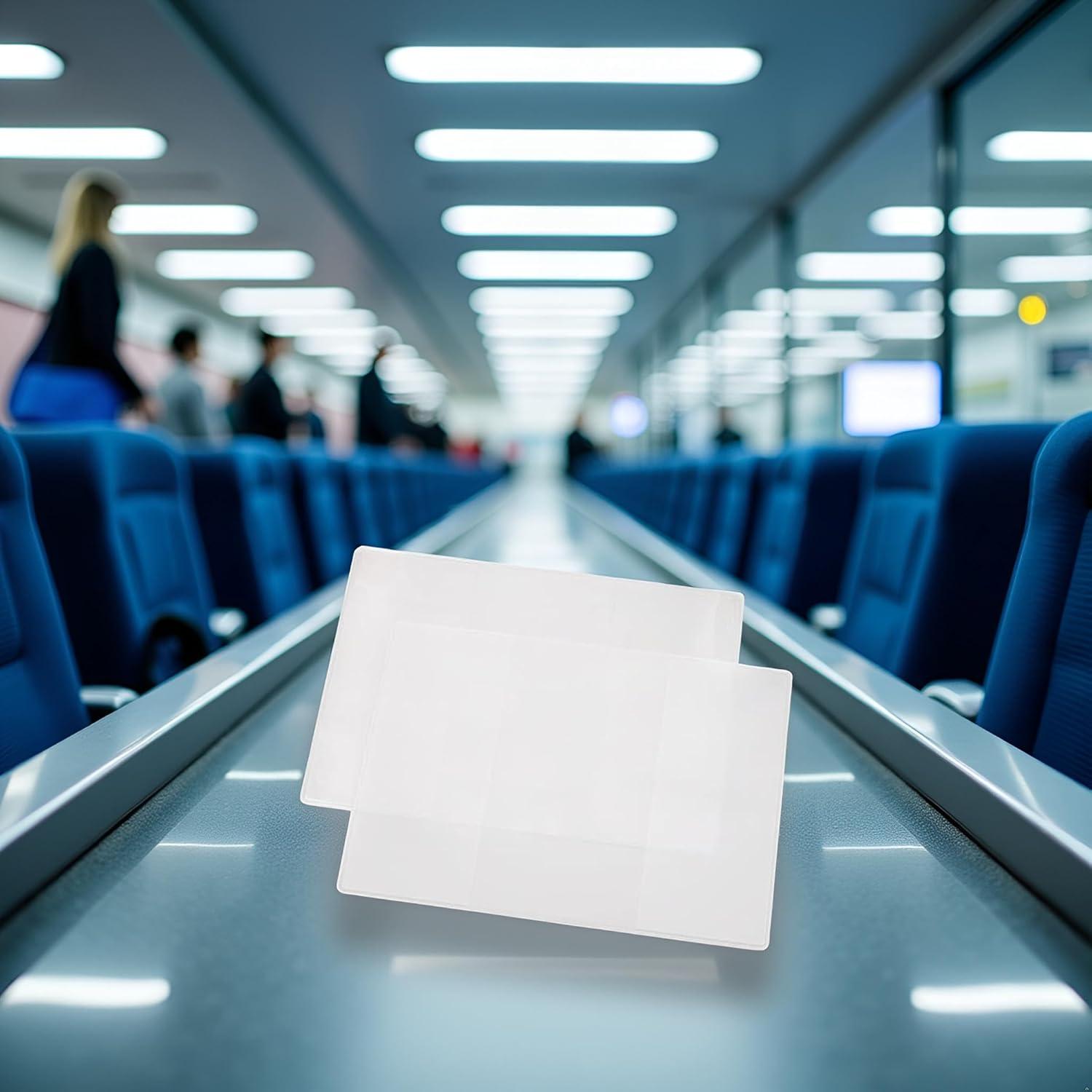 Funda Protectora para Pasaporte BWESOO Transparente Duradera