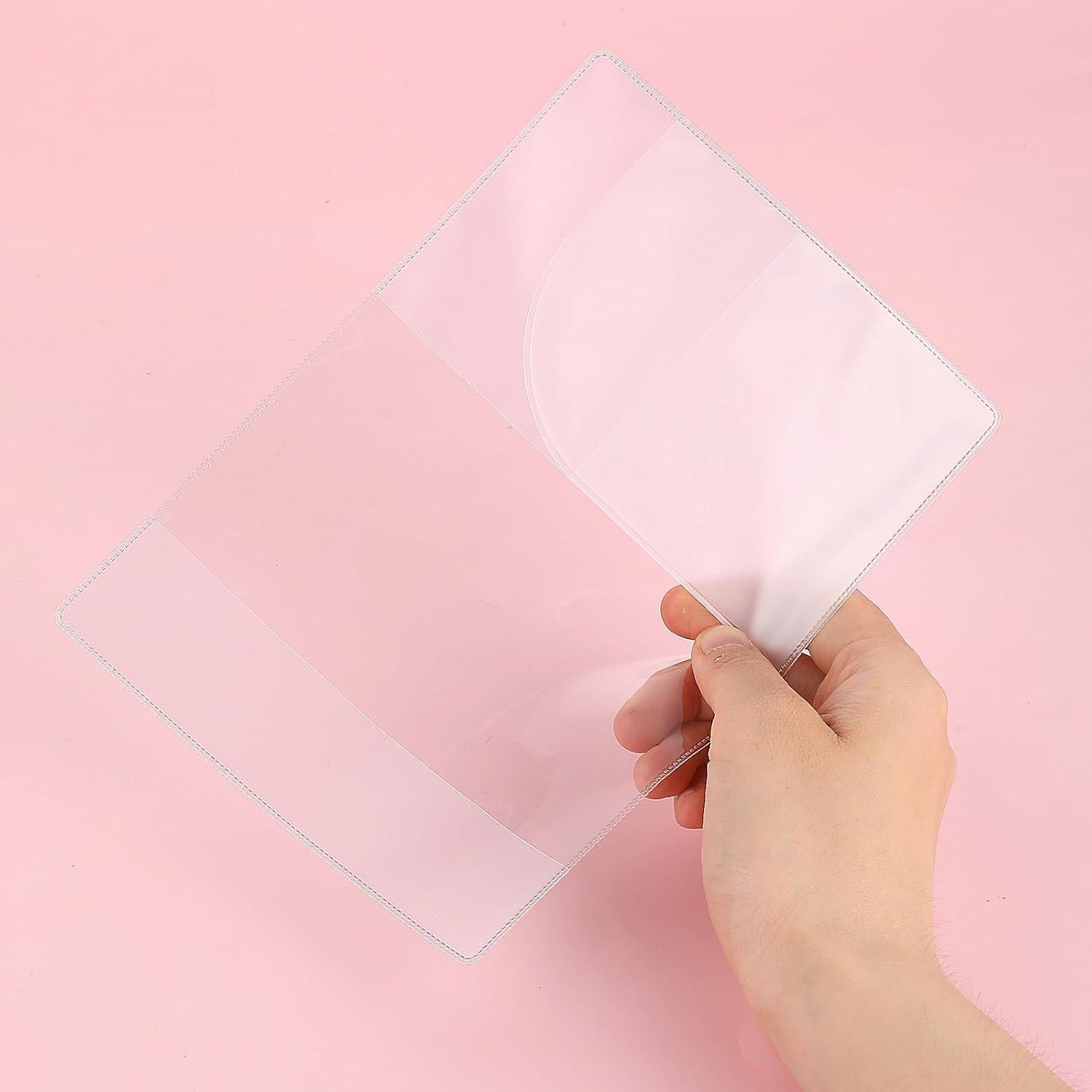 5 Soportes de Pasaporte Transparentes PVC Trinkrittey 18.8x13.5cm