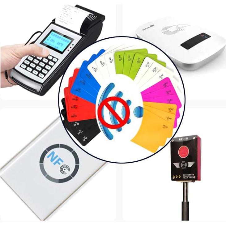 Funda de Pasaporte y Tarjetas RFID YTYKINOY Multicolor 20pcs