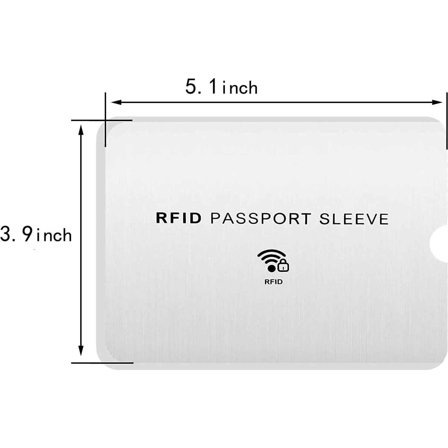 Funda de Pasaporte y Tarjetas RFID YTYKINOY Multicolor 20pcs