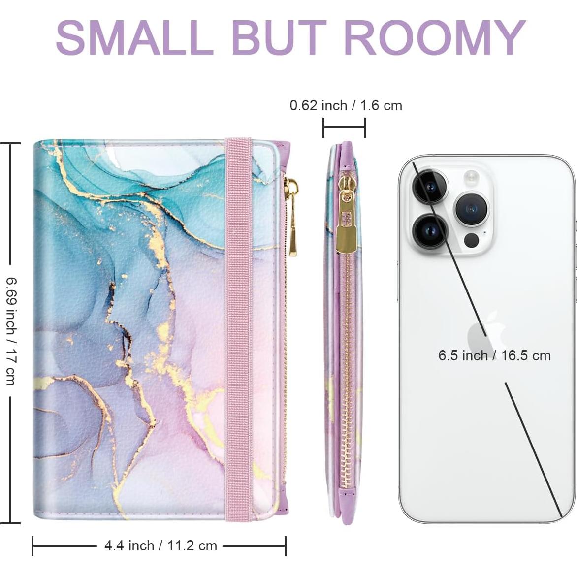 Funda de Pasaporte Simikol con Cremallera y Bloqueo RFID