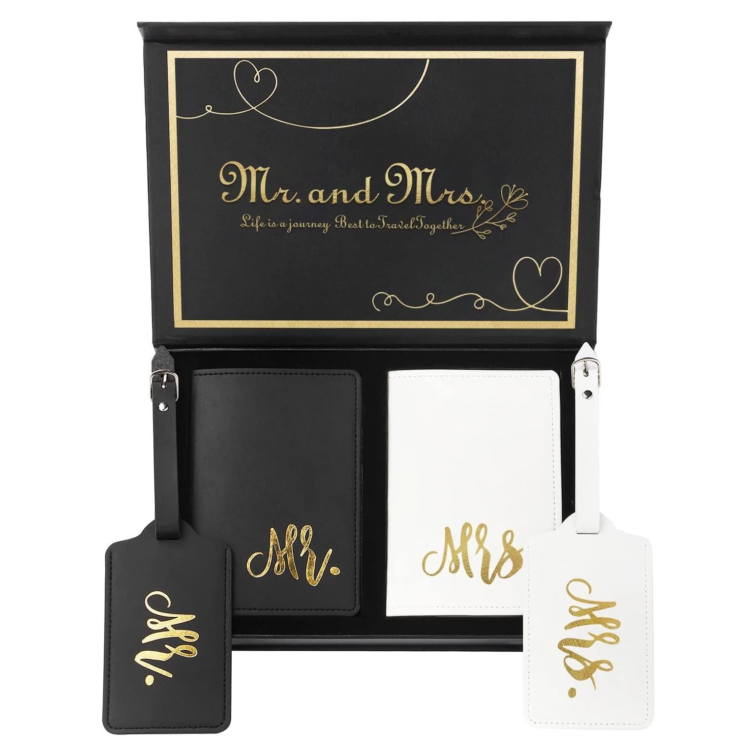 Juego de Etiquetas de Equipaje y Fundas de Pasaporte Cosweet - 2 Pcs