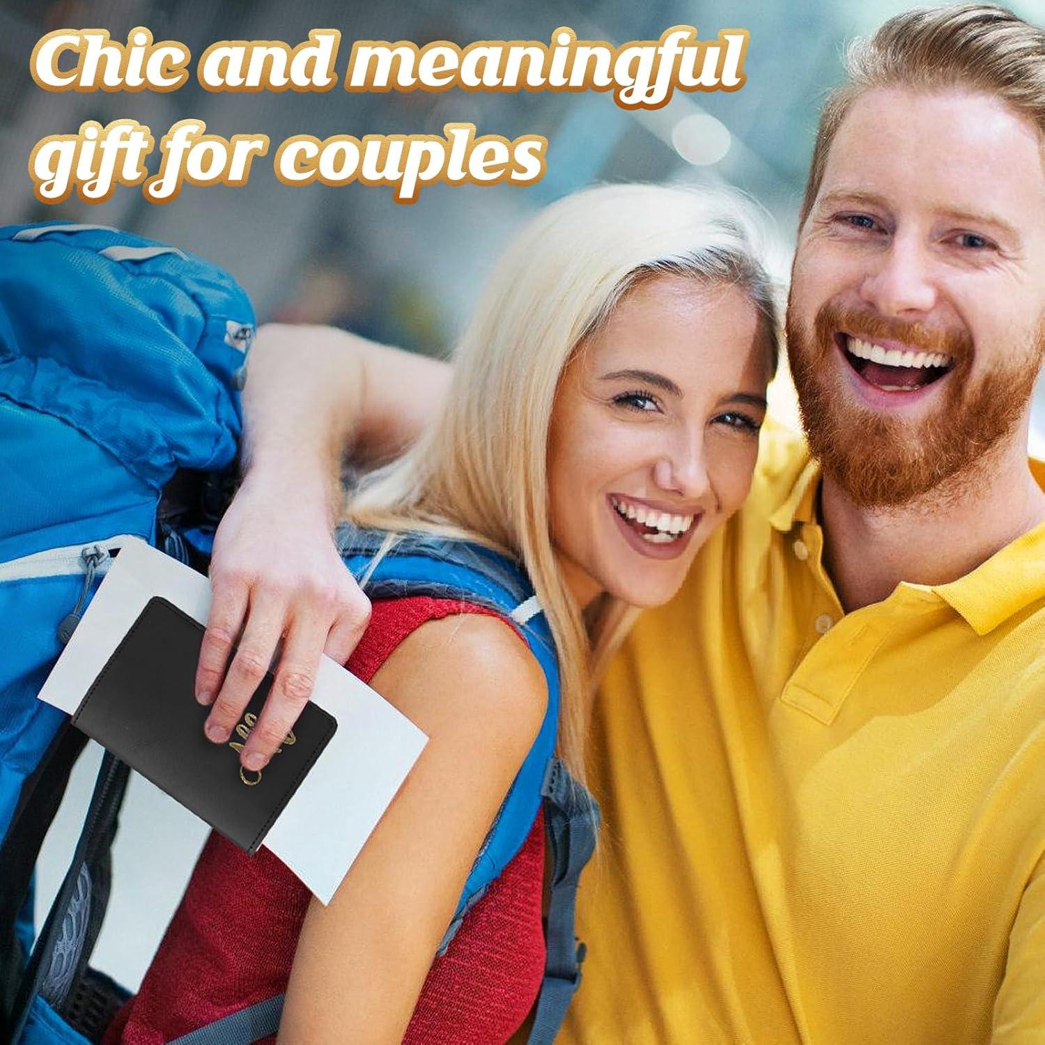 Juego de Etiquetas de Equipaje y Fundas de Pasaporte Cosweet - 2 Pcs