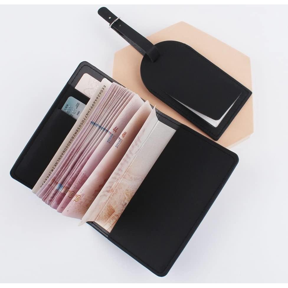 Conjunto 2 Etiquetas de Equipaje y 2 Fundas de Pasaporte Bekecidi