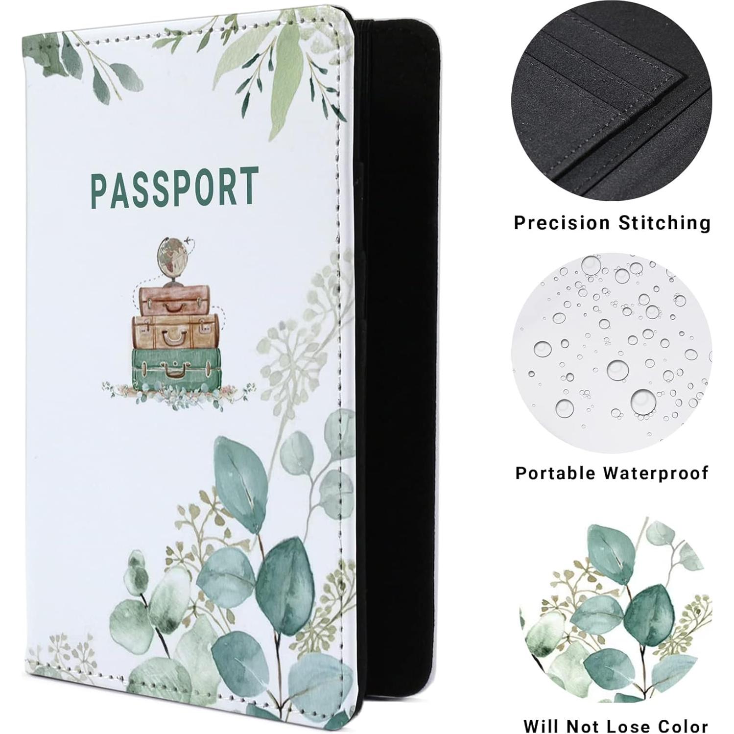 Portafolios de Pasaporte SANKING Verde Clásico 14.8x10 cm