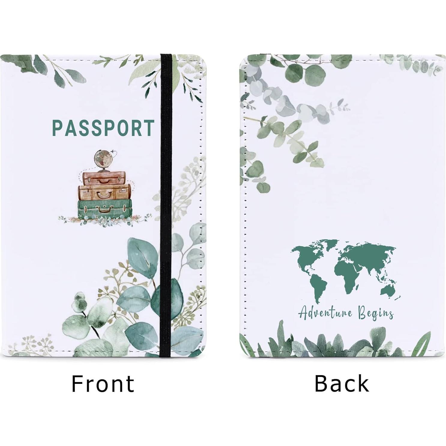 Portafolios de Pasaporte SANKING Verde Clásico 14.8x10 cm