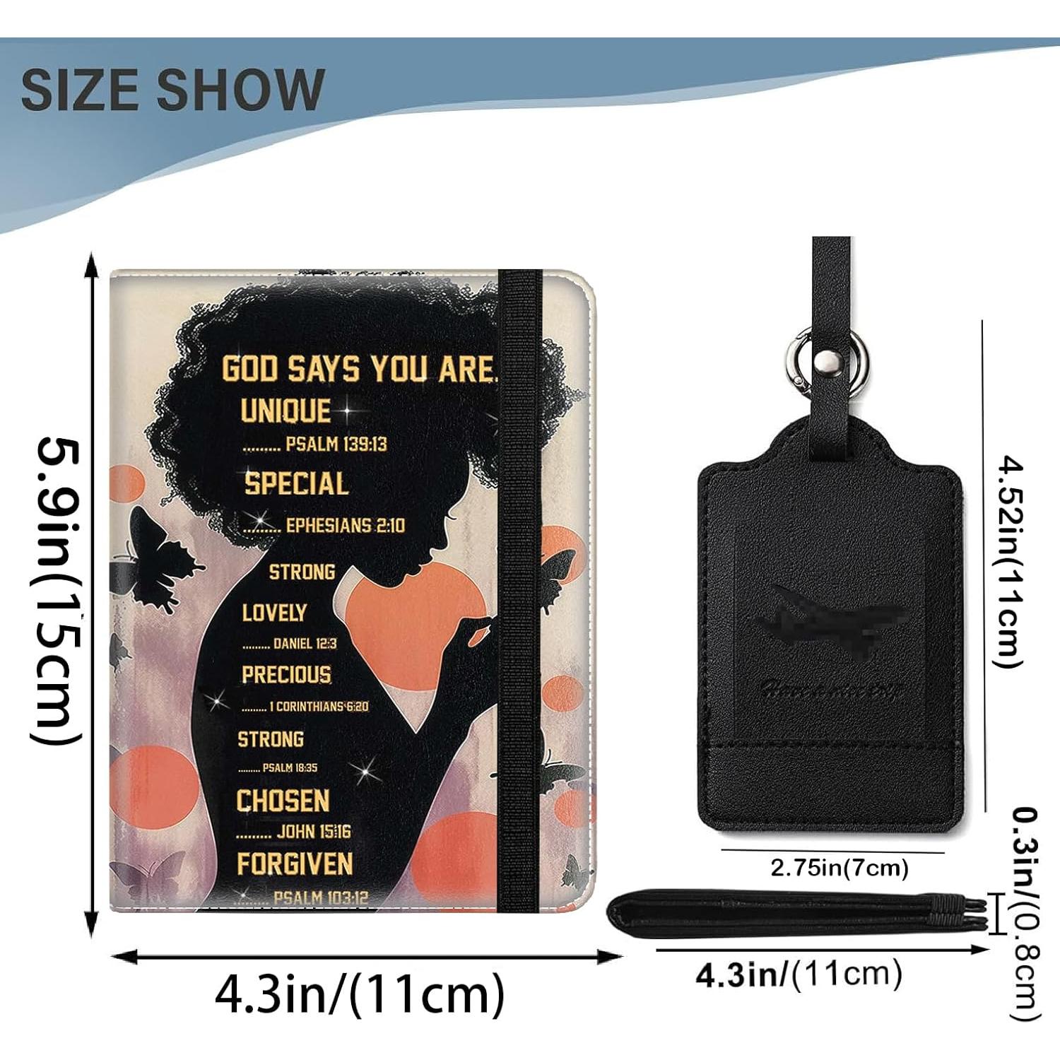 Funda de Pasaporte SOTWONSO con Bloqueo RFID y Etiquetas