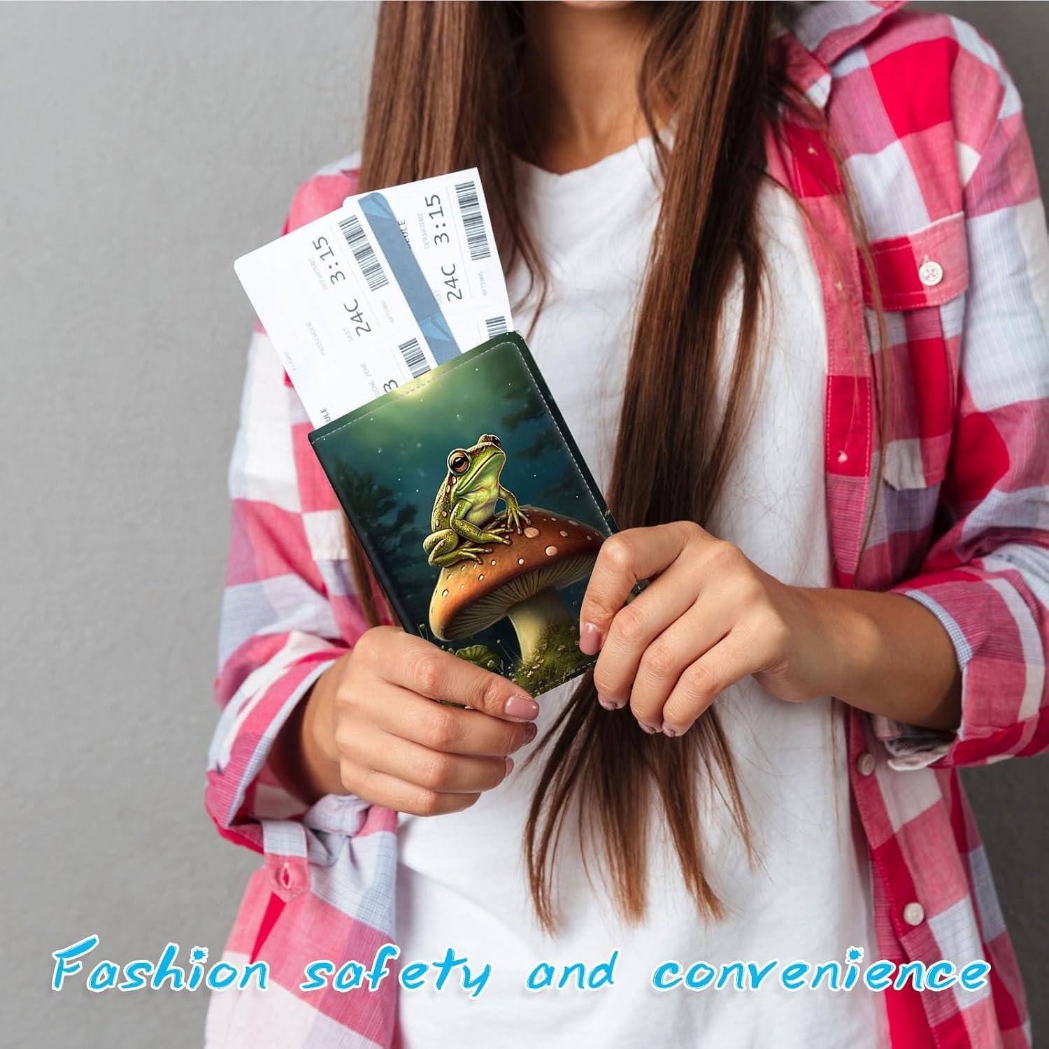 Carcasa para Pasaporte y Tarjeta de Vacuna Qindaiwen RFID