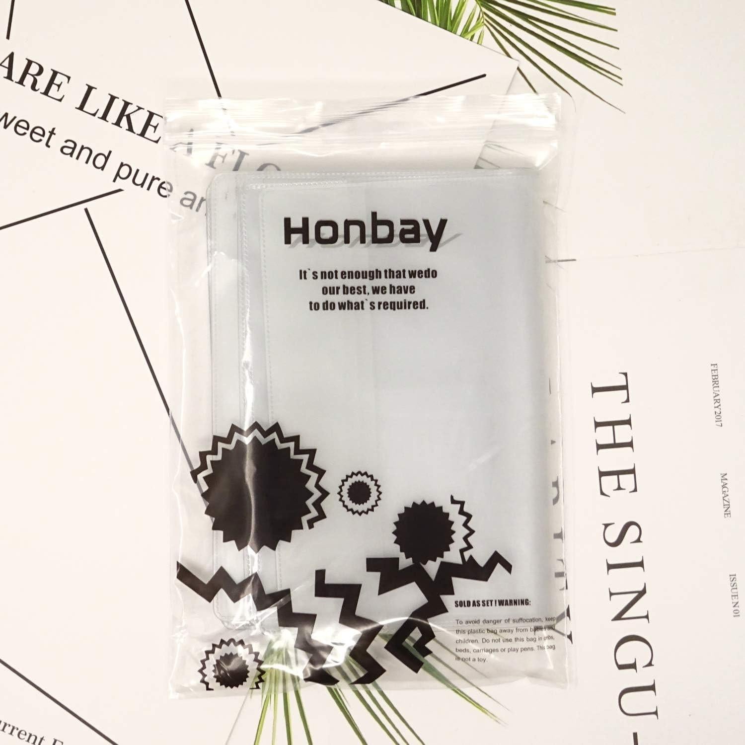 10 Fundas de Pasaporte de Plástico Honbay Transparente