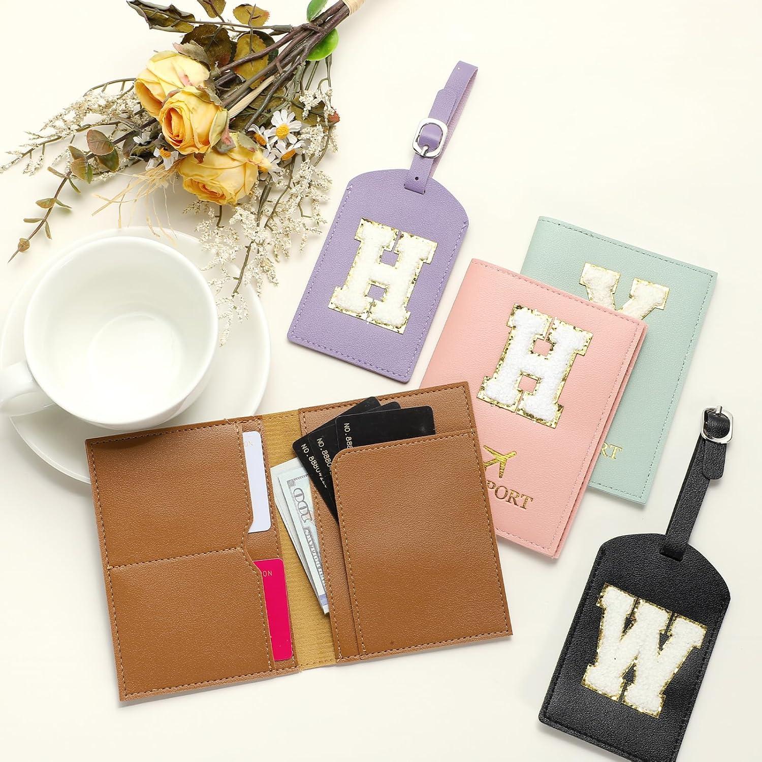 Portadocumentos de Viaje PATIKIL Verde K con Etiqueta de Equipaje