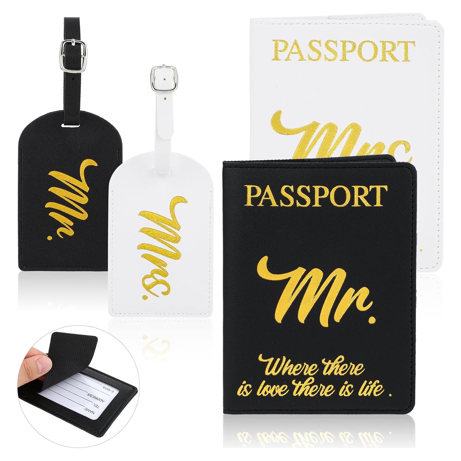 Conjunto de Fundas de Pasaporte y Etiquetas de Equipaje Simarro