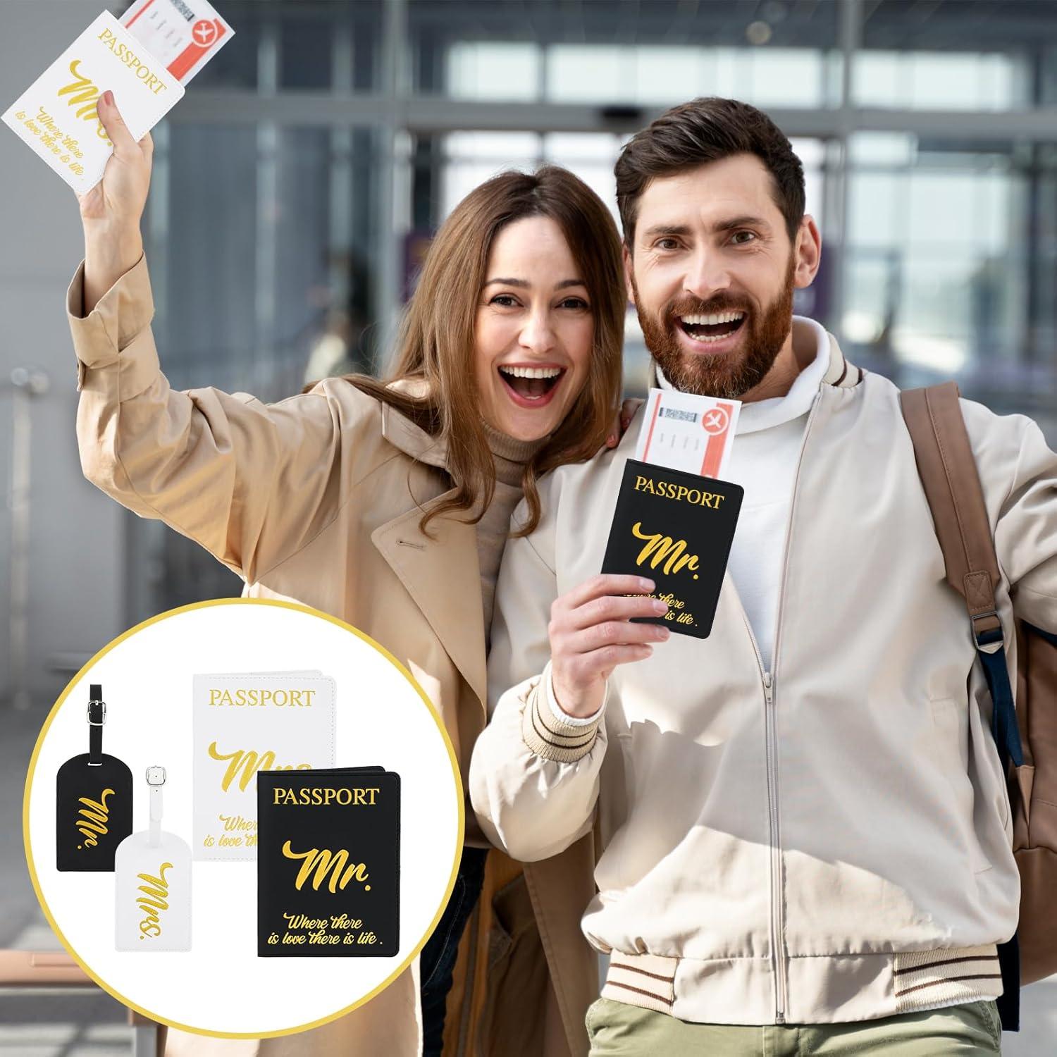 Conjunto de Fundas de Pasaporte y Etiquetas de Equipaje Simarro