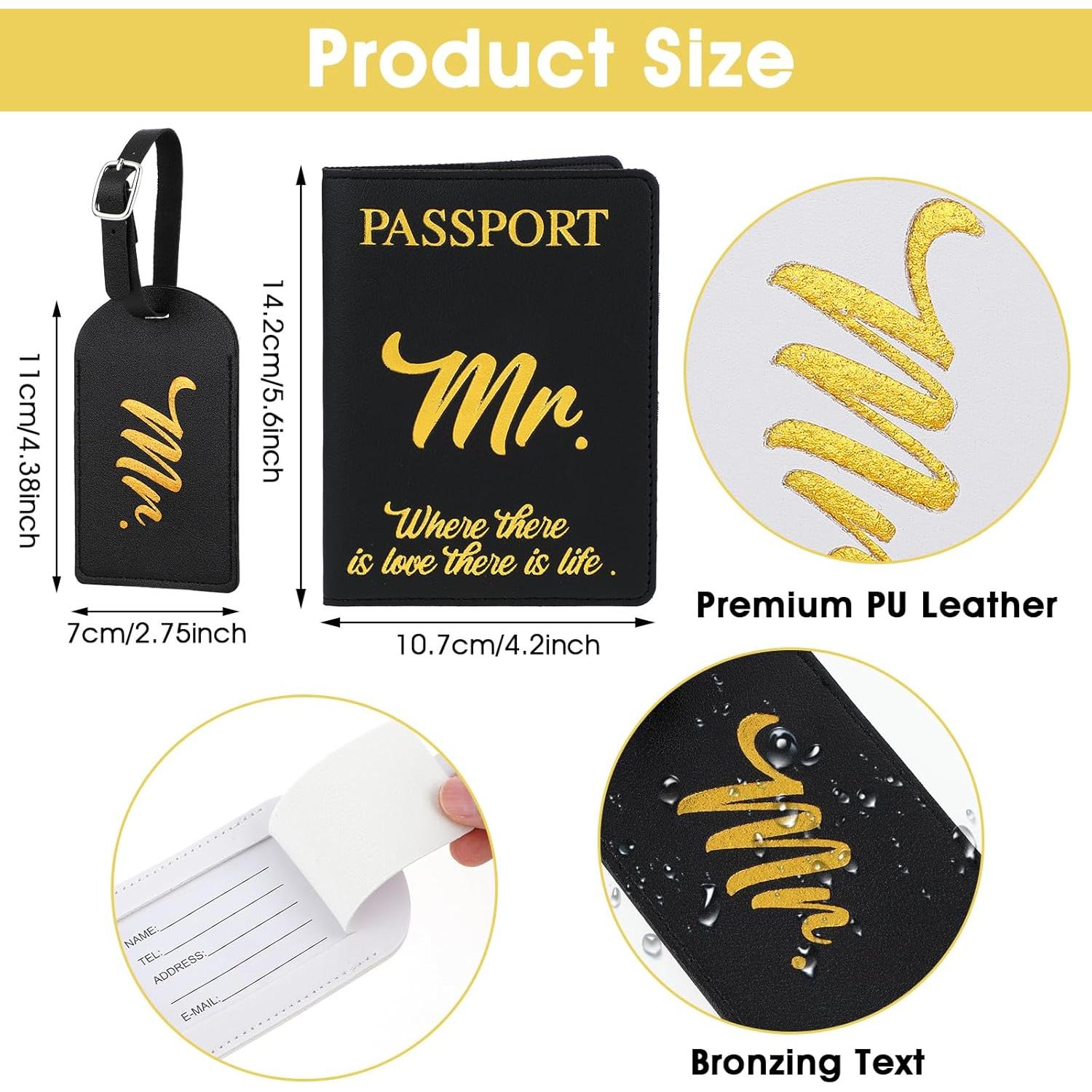 Conjunto de Fundas de Pasaporte y Etiquetas de Equipaje Simarro
