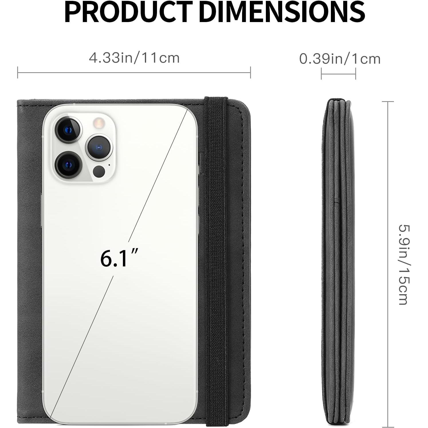 Set de 2 Fundas de Pasaporte y Etiquetas de Equipaje RFID