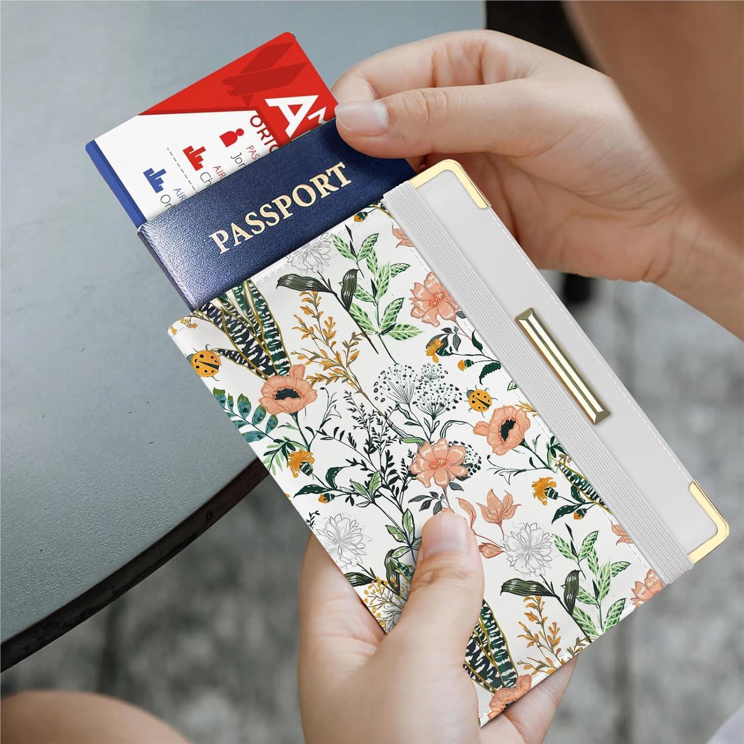 Funda de Pasaporte Kakurookie con Bloqueo RFID - Unisex