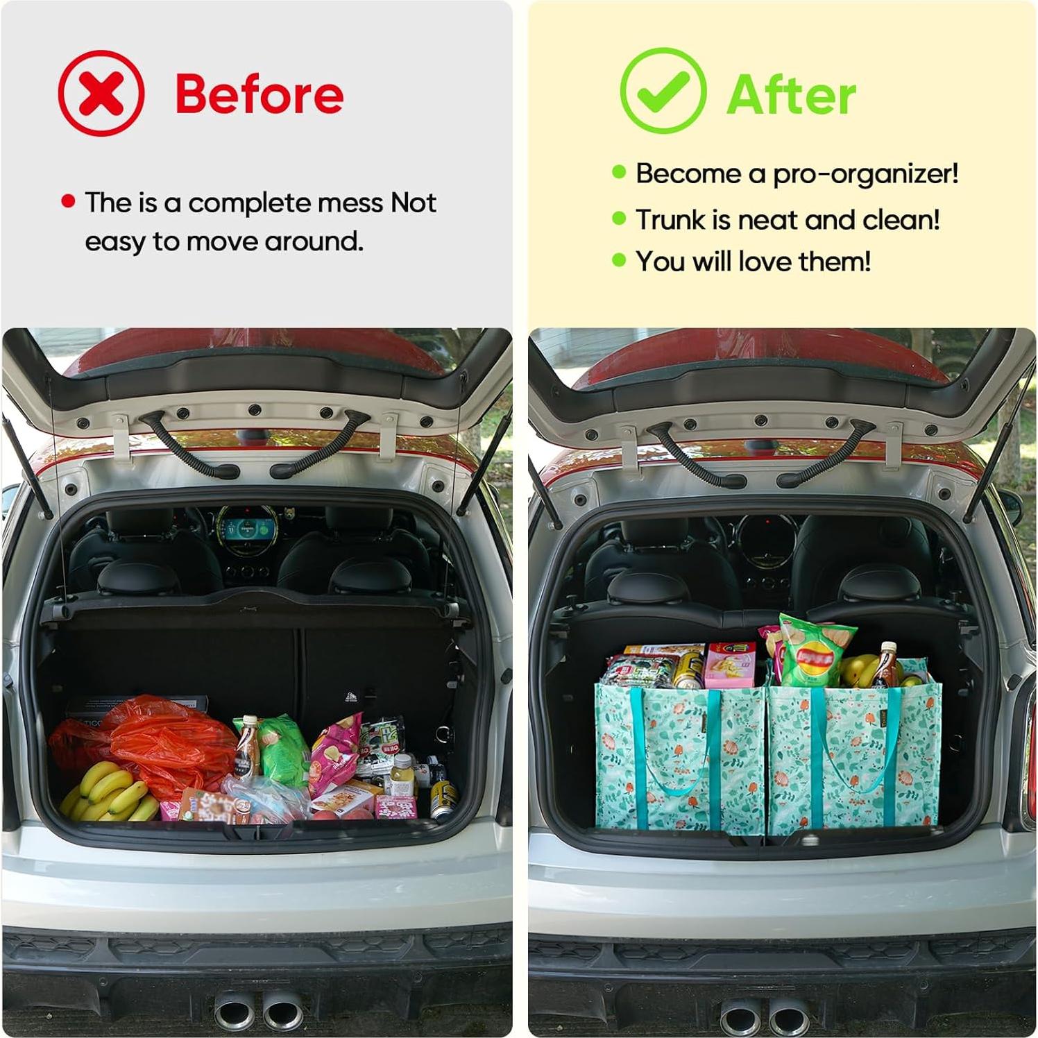 Bolsas de Compras Reutilizables Baleine 4 Pk Paseo Primavera