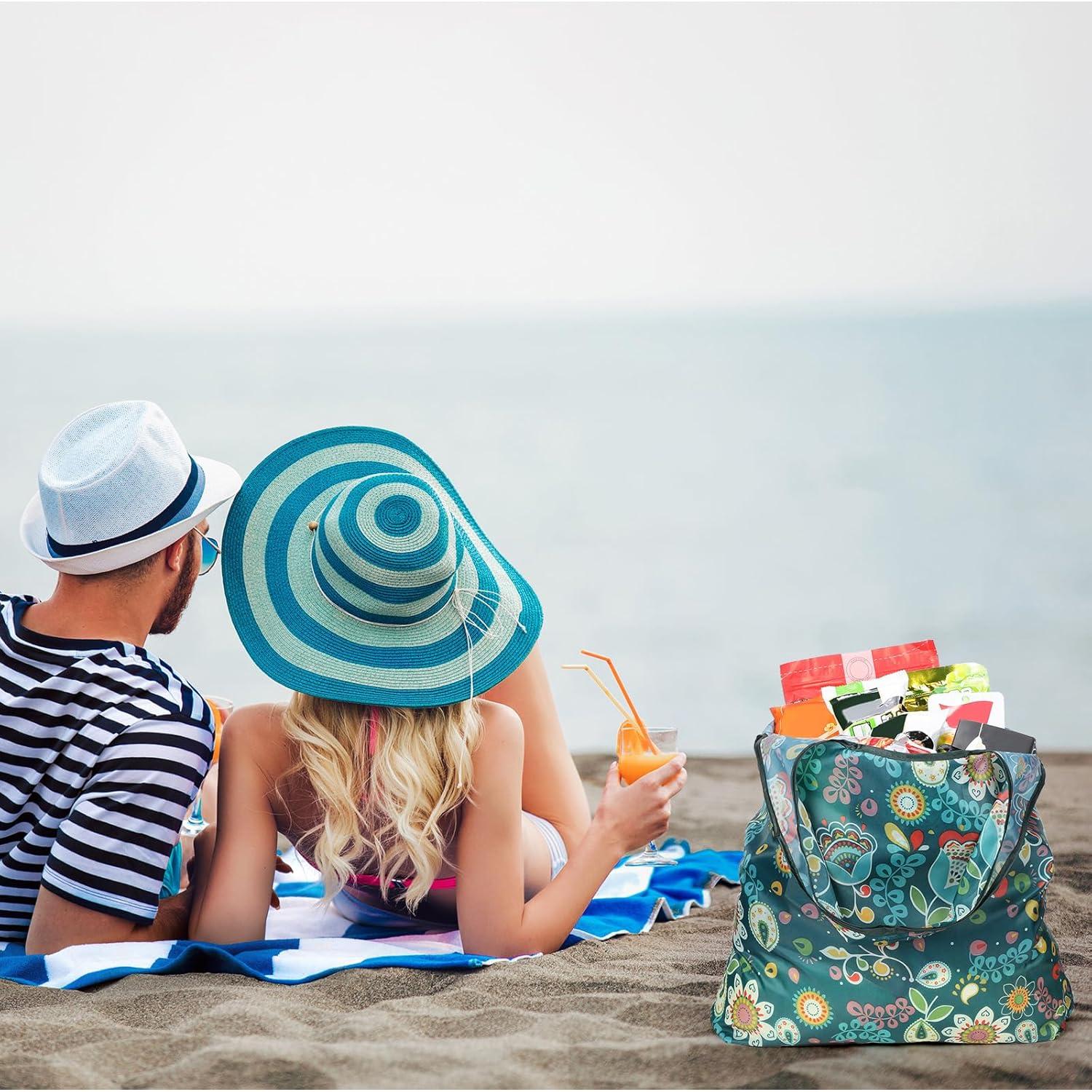 Bolsas de Compras Reutilizables Weewooday 18 Piezas Nylon