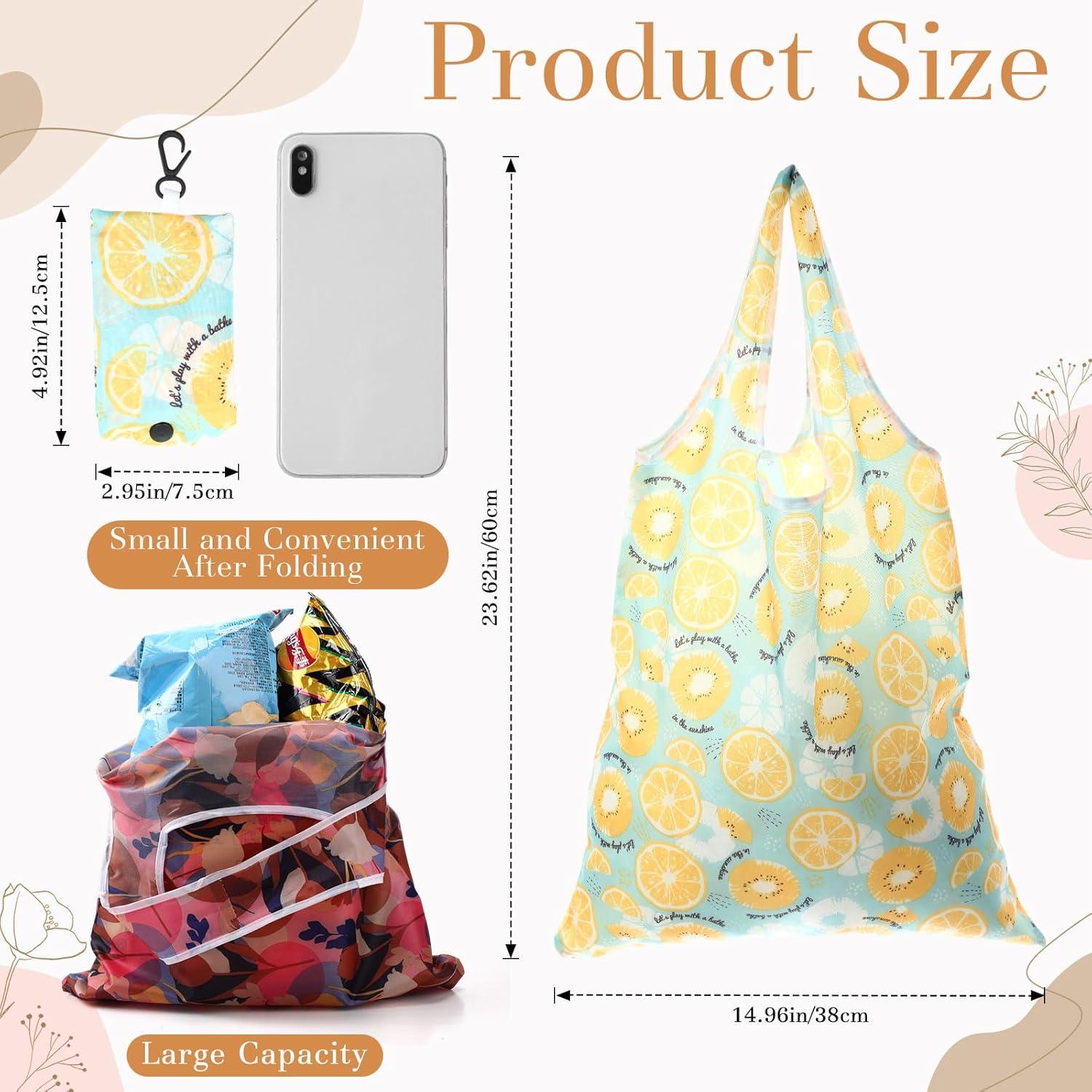 Paterr 46 Bolsas de Compras Reutilizables Plegables Impermeables