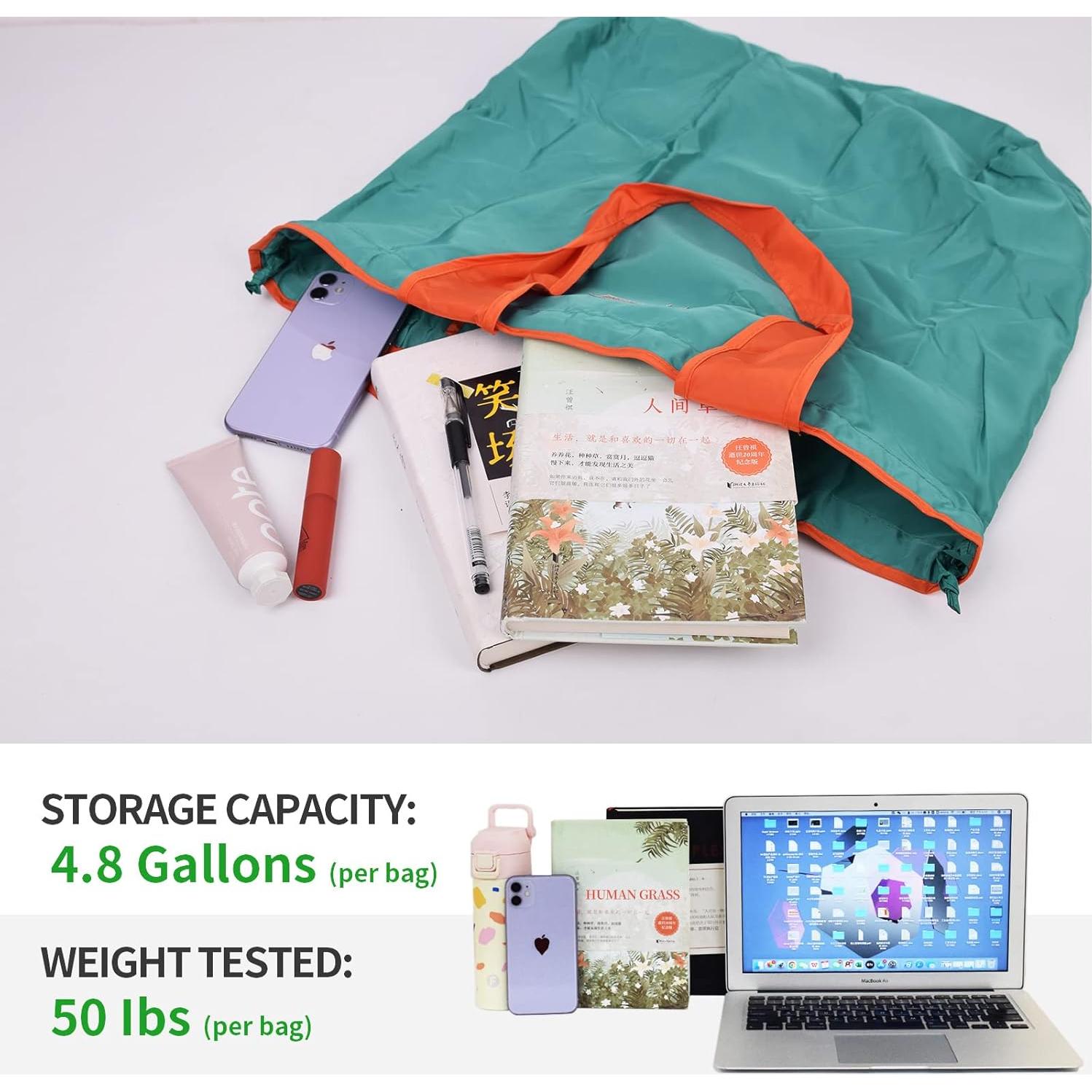 Bolsas de Compras Reutilizables Plegables CNaiyunpin - 3 Pzs