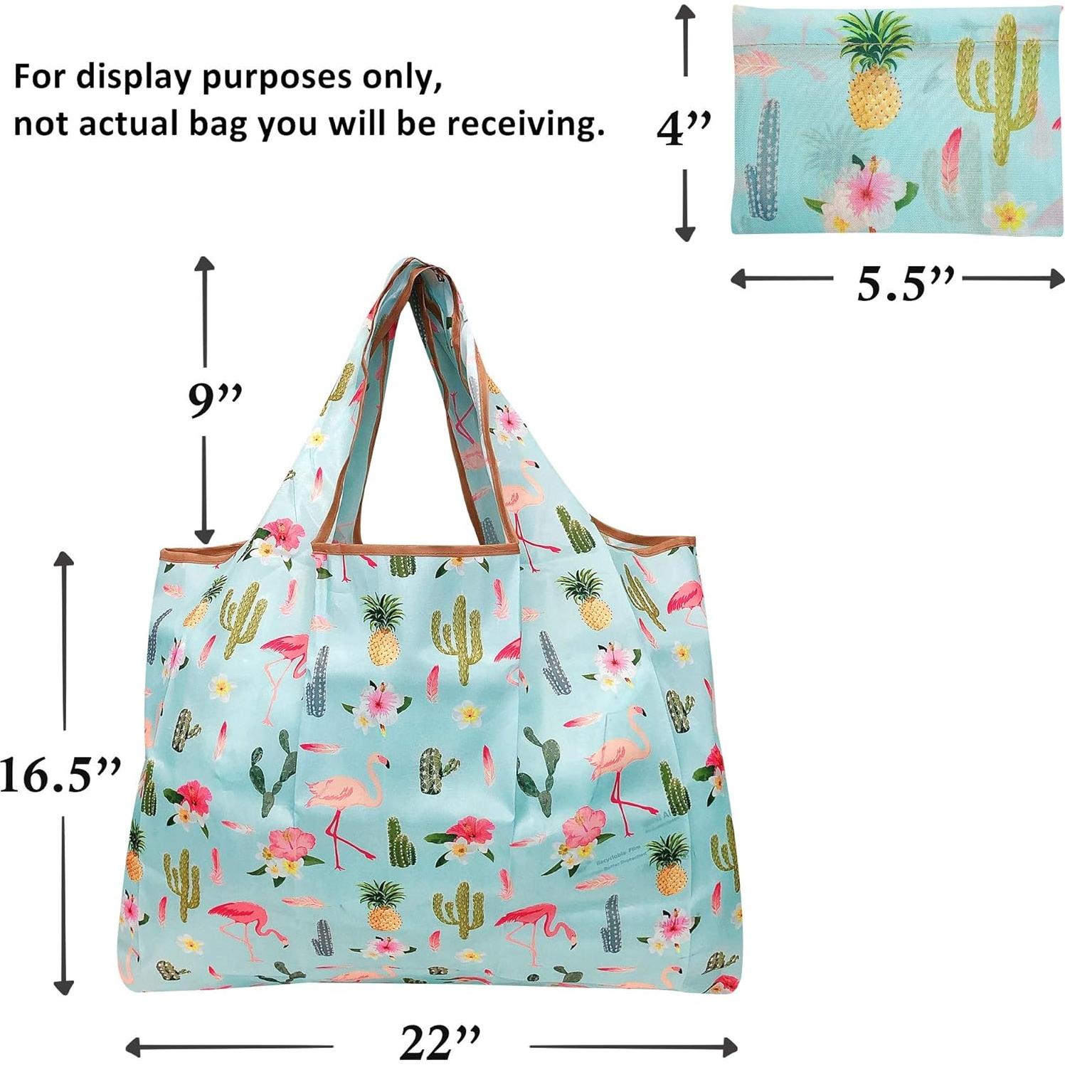 Bolsa de Compras Reutilizable Allydrew Grande Plegable 55.88x41.91cm