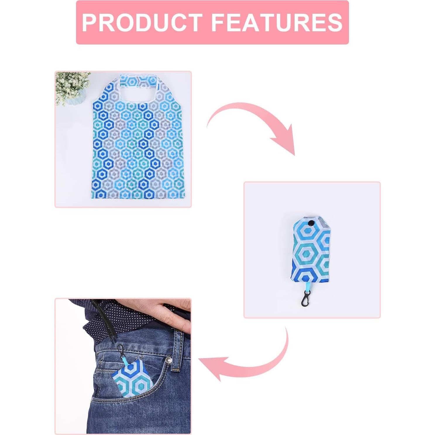 35 Bolsas de Compras Reutilizables Merkaunis 60x38cm Impermeables